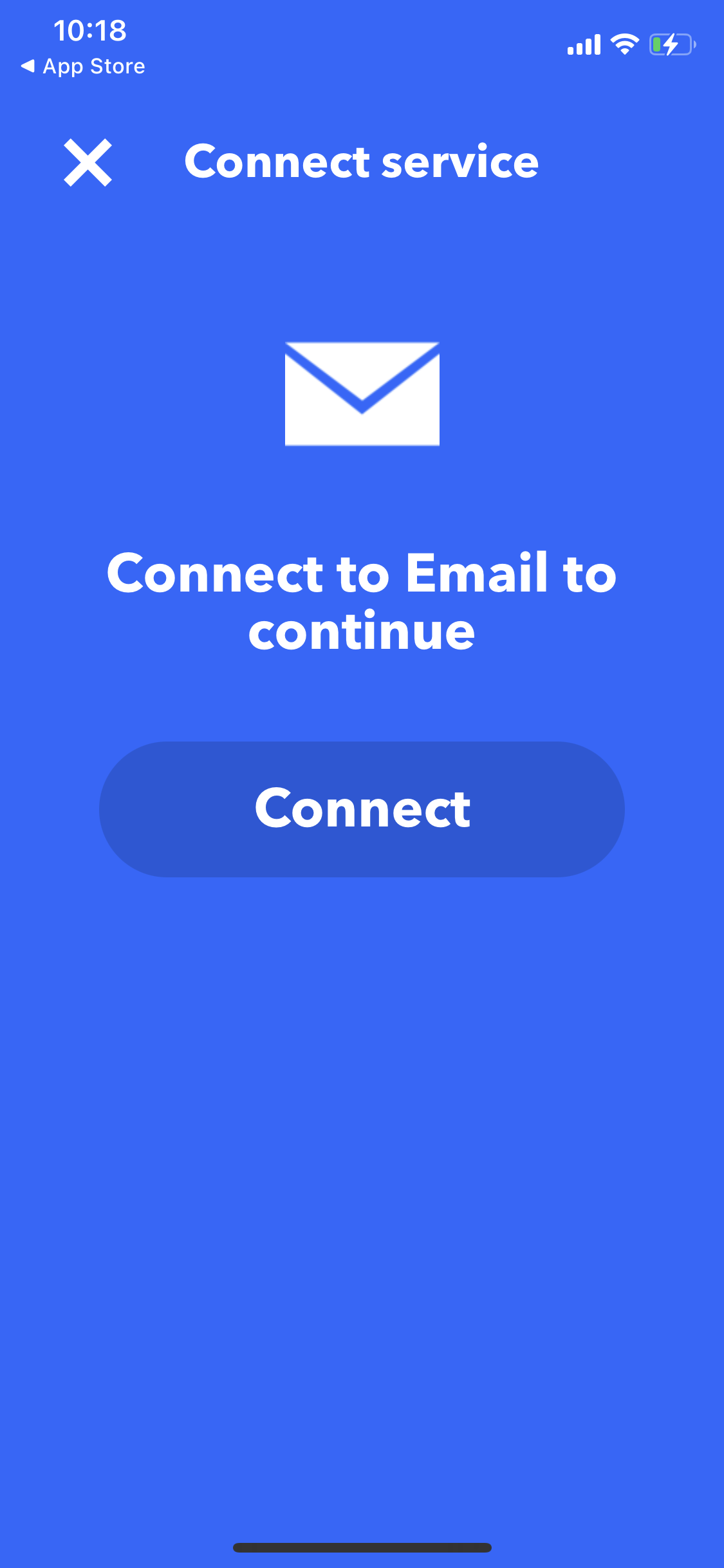 Screenshot of Connect integration