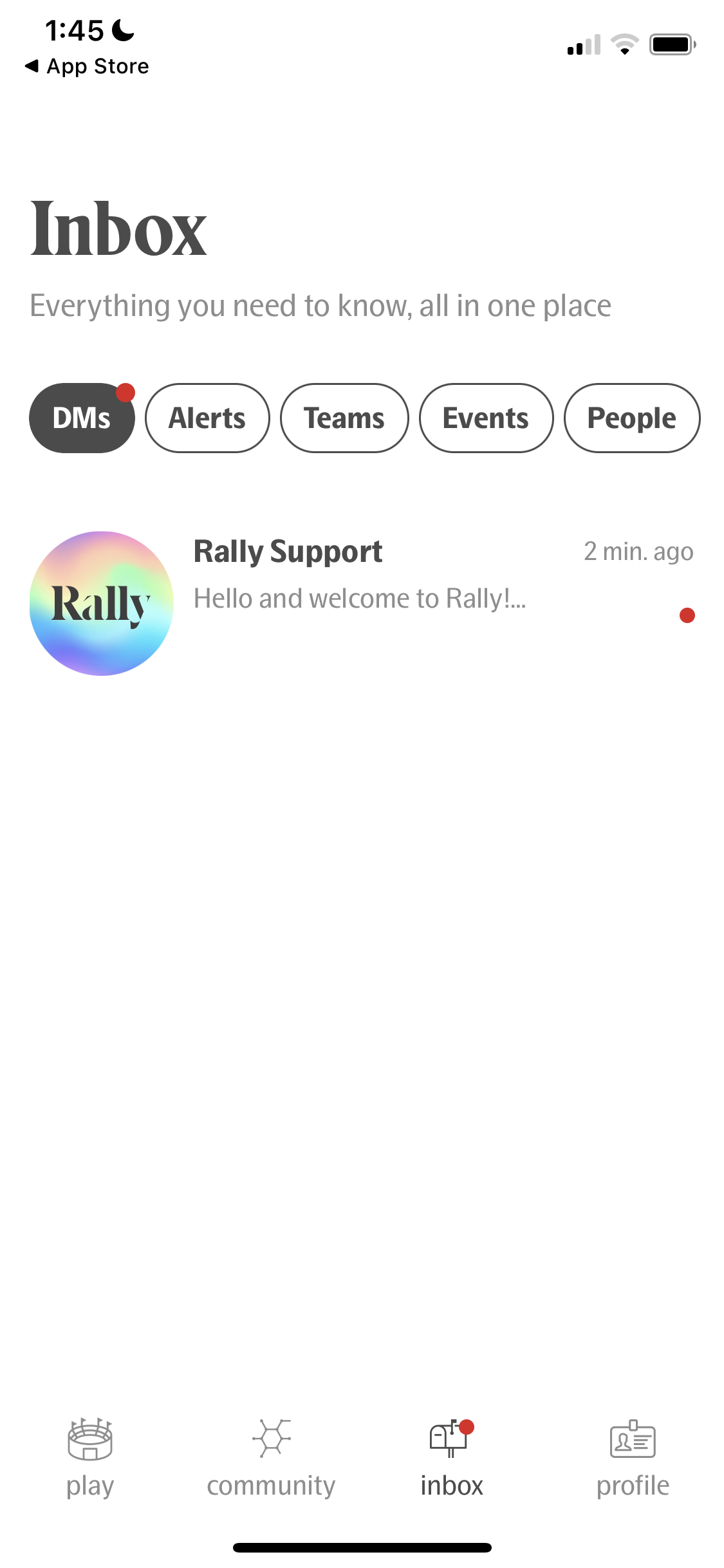 General browsing on Rally video thumbnail