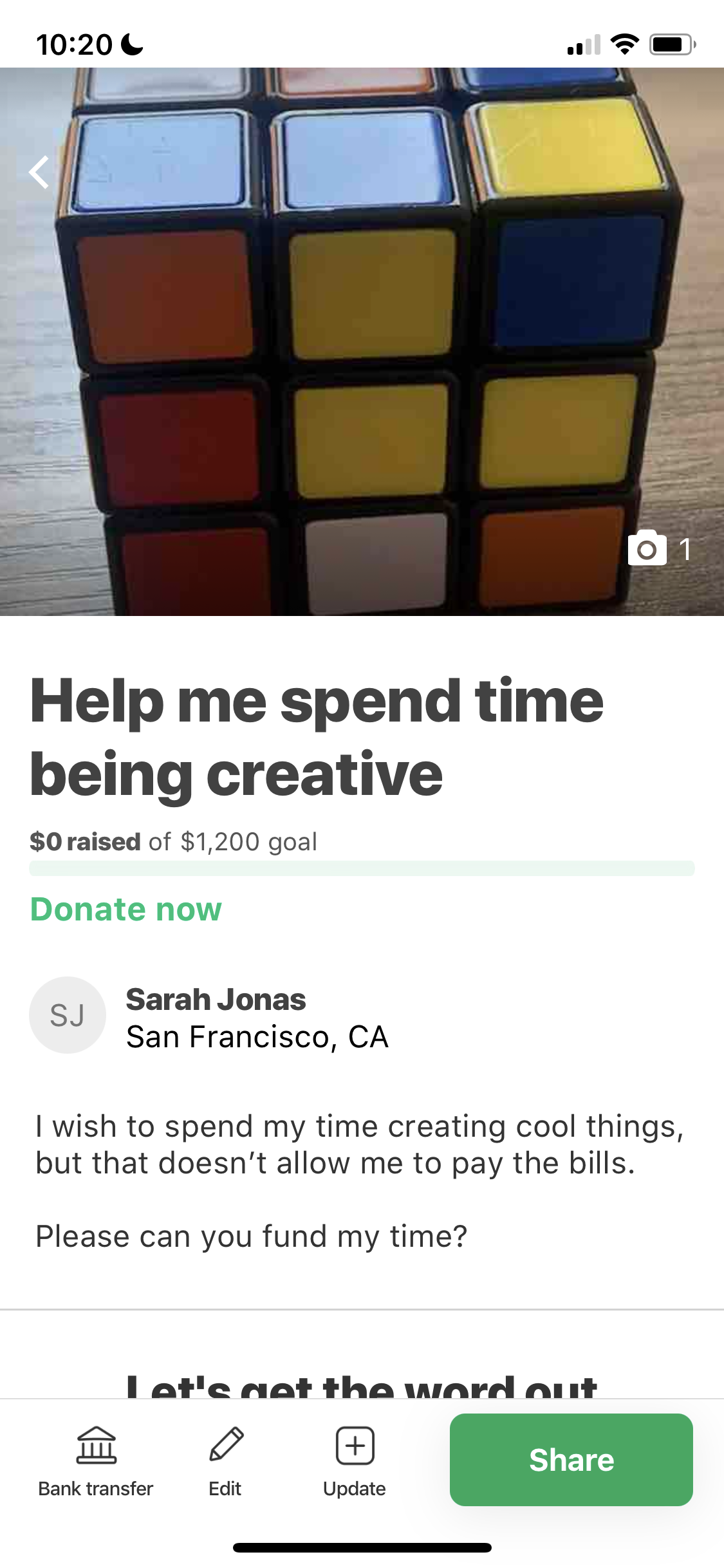 General browsing on GoFundMe video thumbnail