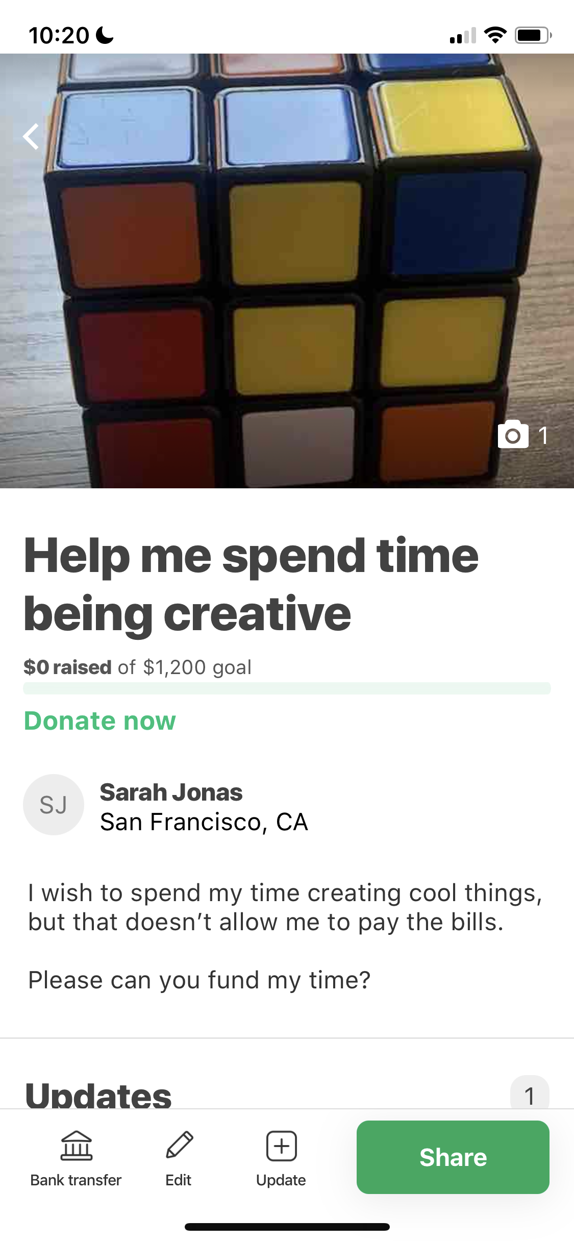 General browsing on GoFundMe video thumbnail