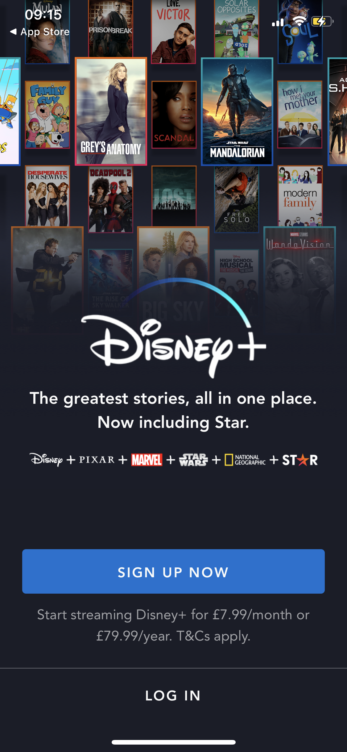 General browsing on Disney+ video thumbnail