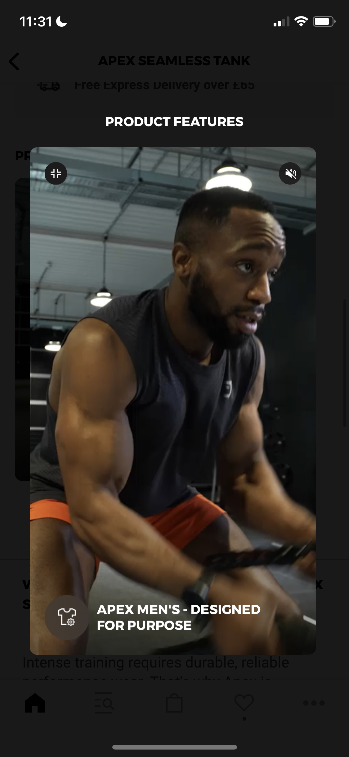 General browsing on Gymshark video thumbnail