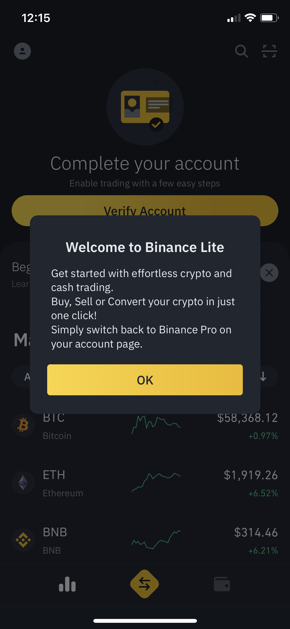 General browsing on Binance video thumbnail