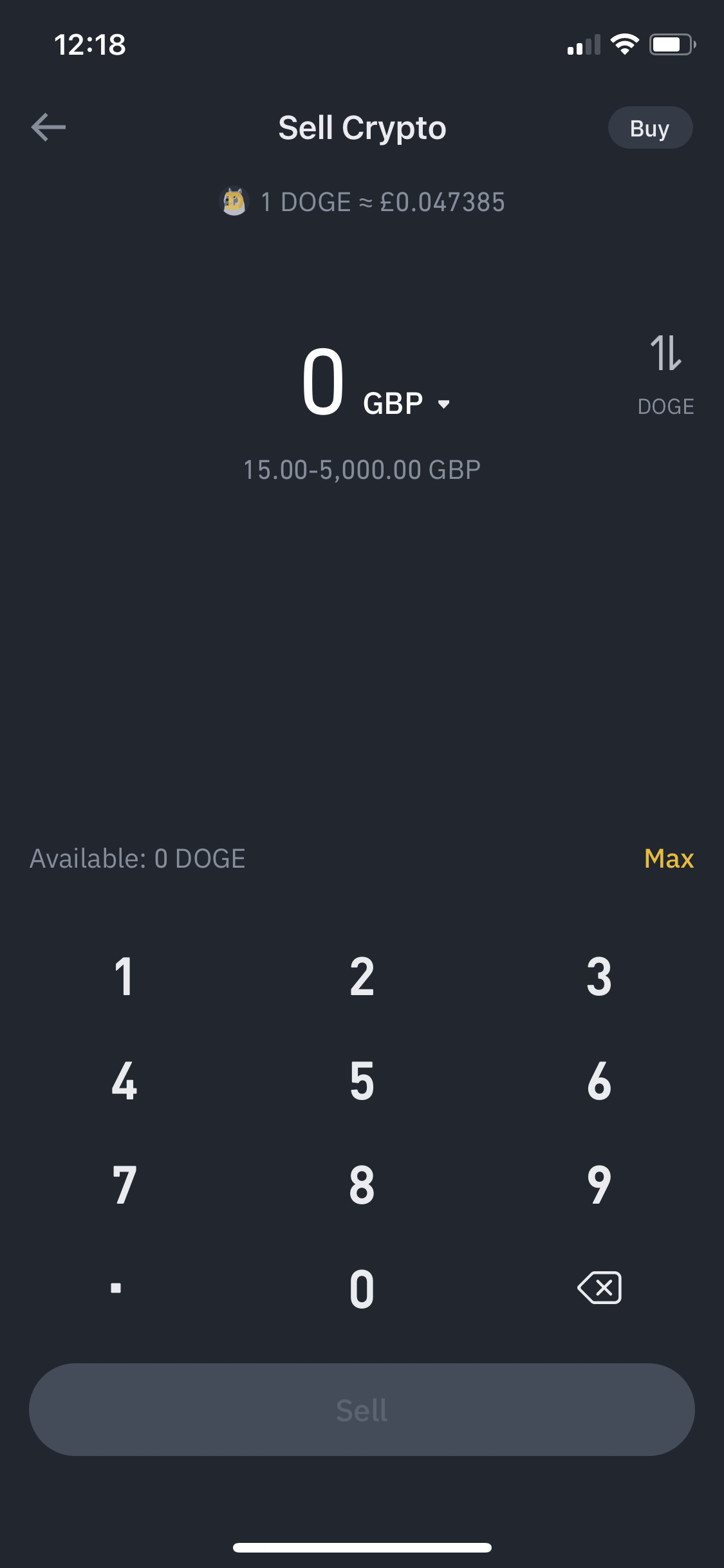 Screenshot of Exchange