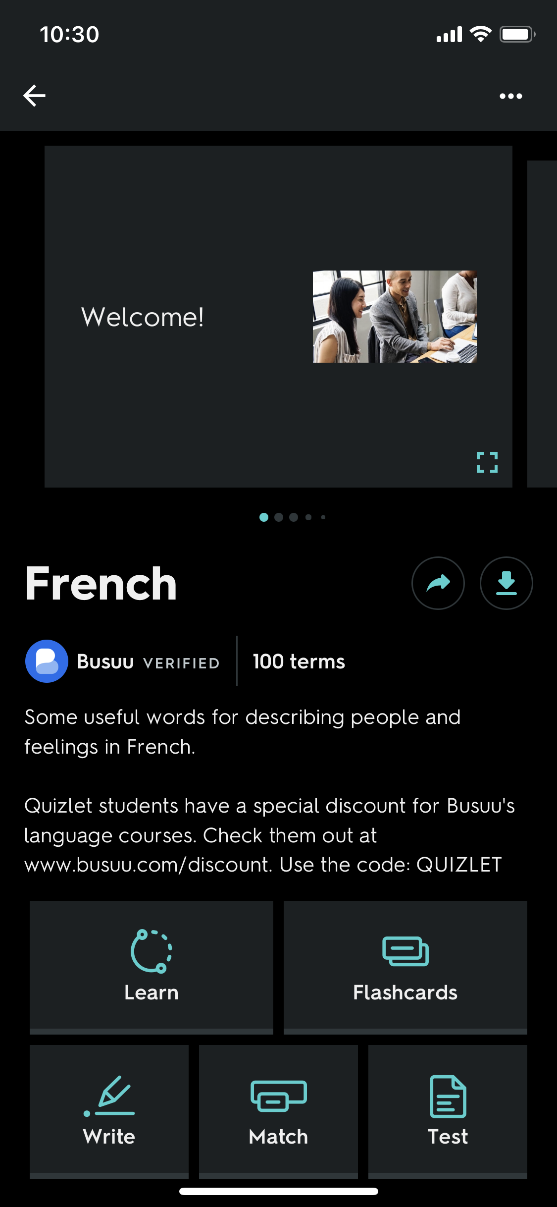 General browsing on Quizlet video thumbnail