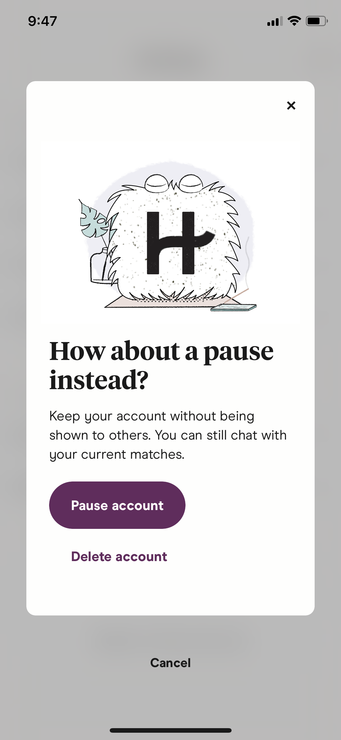 Deleting your account on Hinge video thumbnail