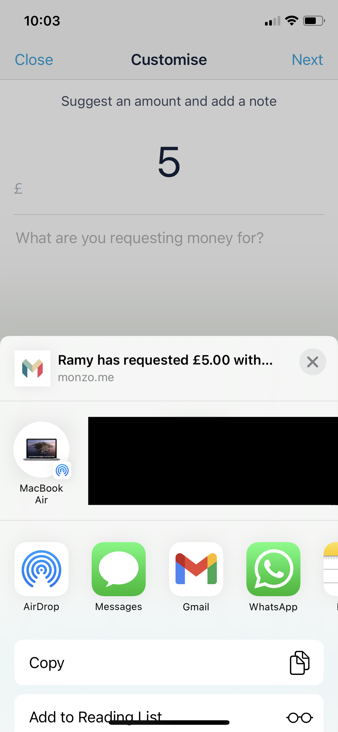 Requesting payment on Monzo video thumbnail