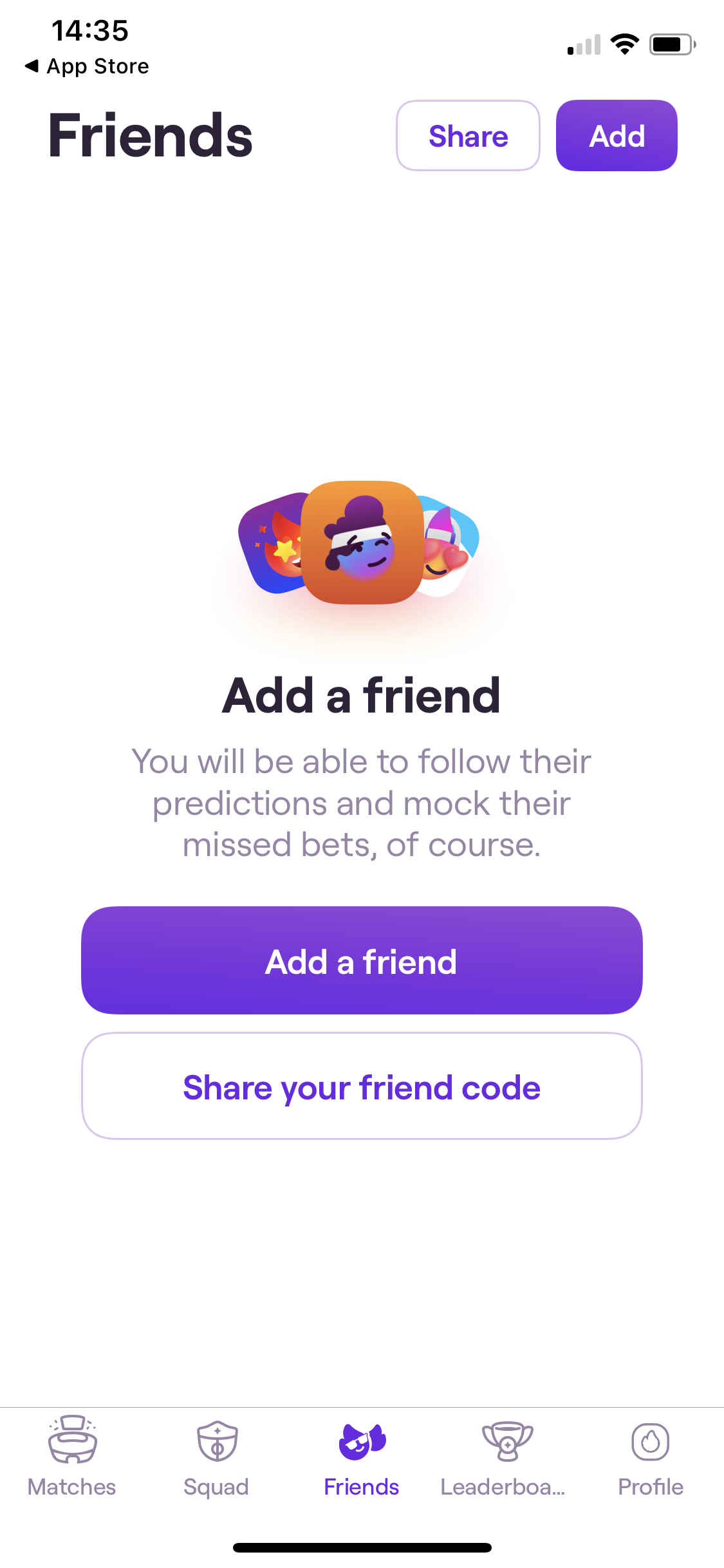 Screenshot of Friends