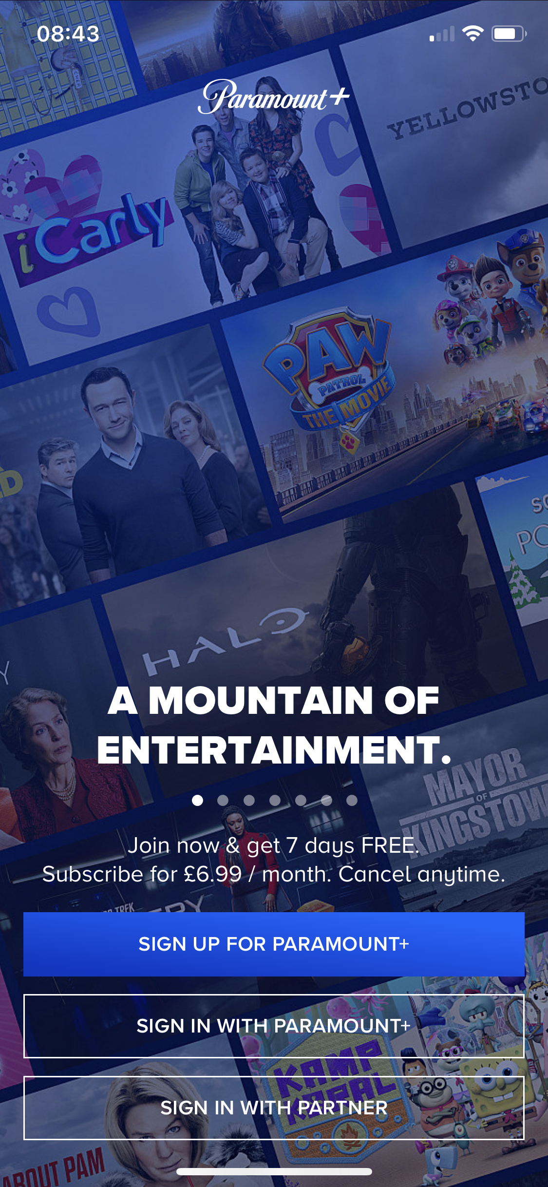 General browsing on Paramount+ video thumbnail