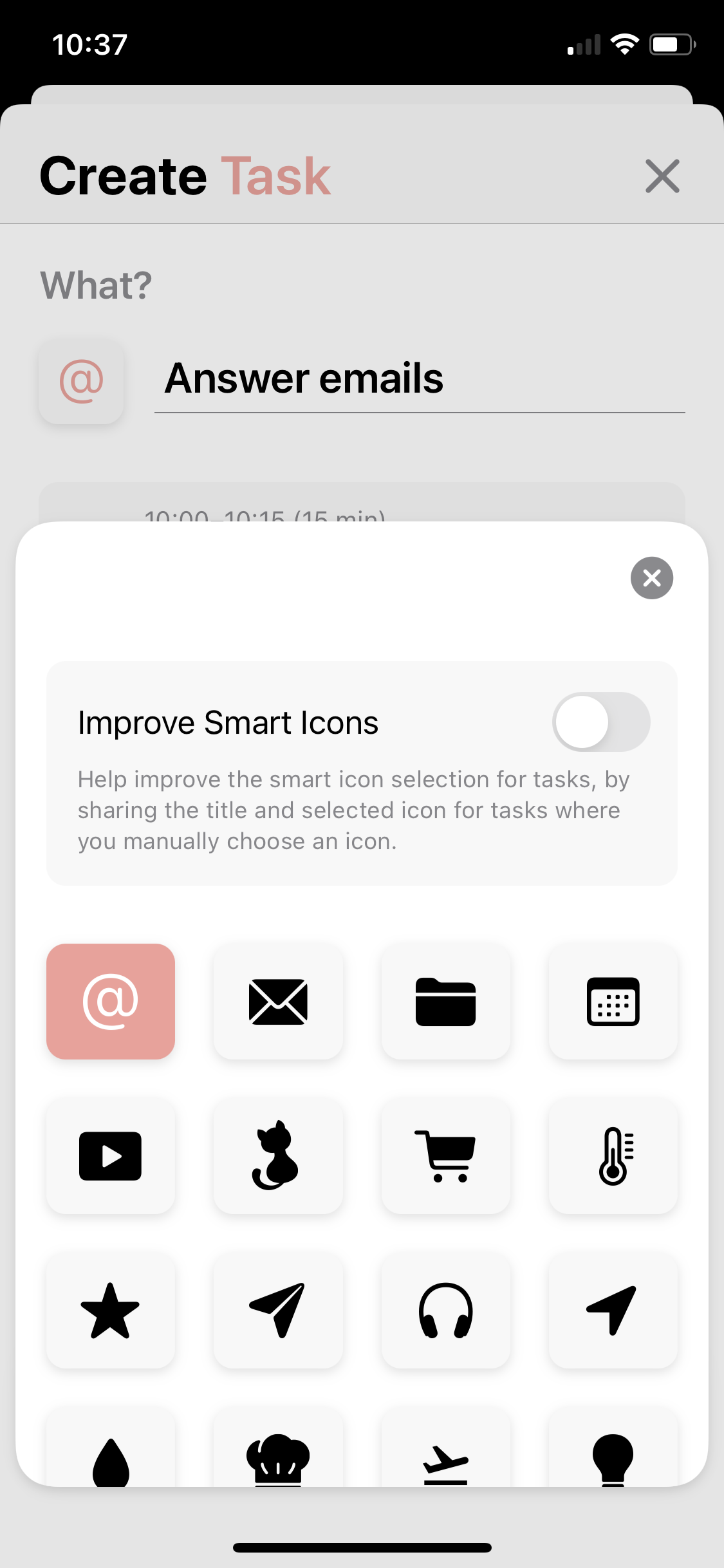 Screenshot of Set icon