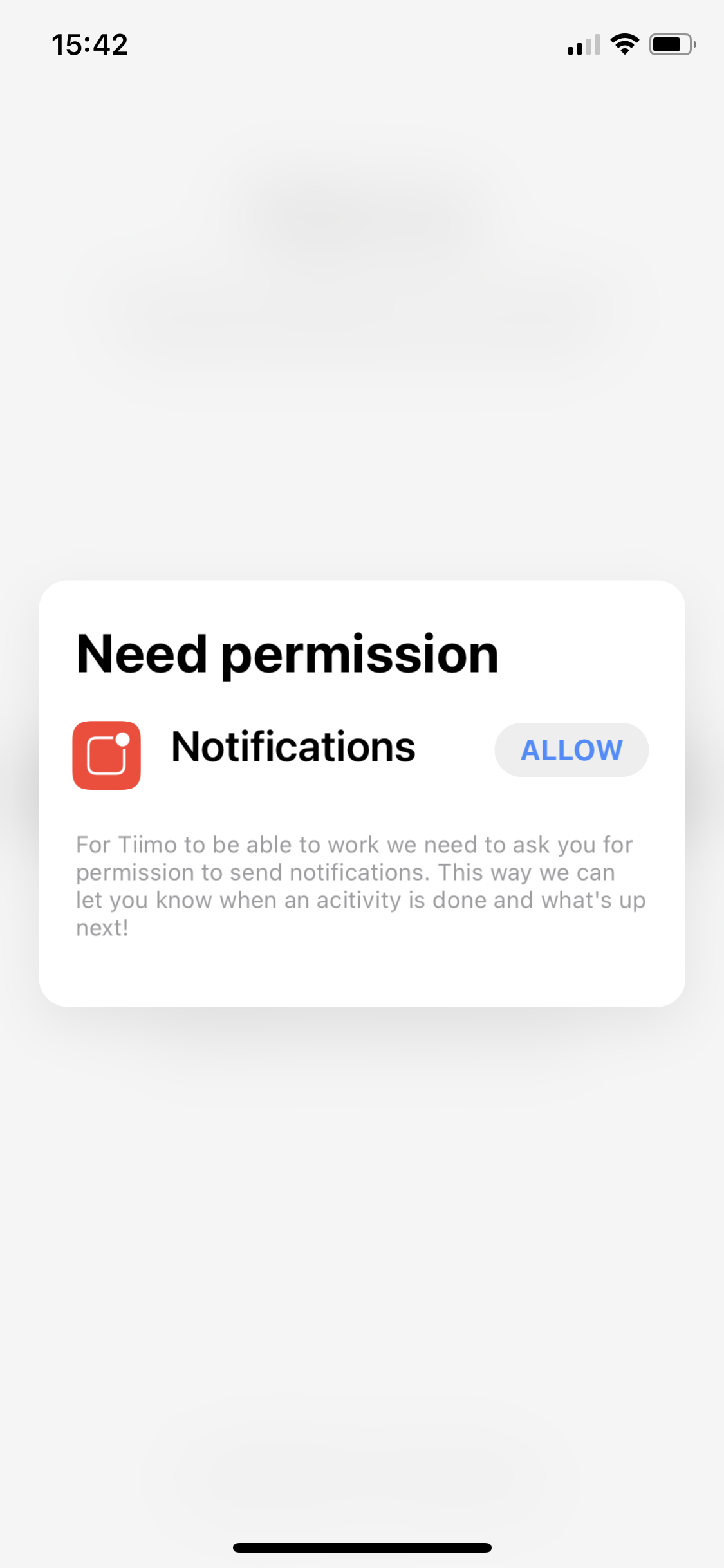 Screenshot of Enable notifications