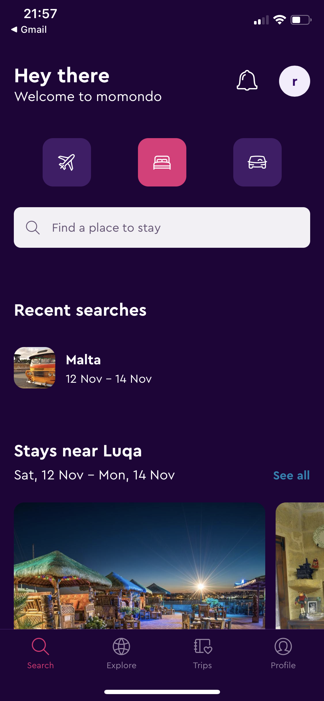 Screenshot of Search