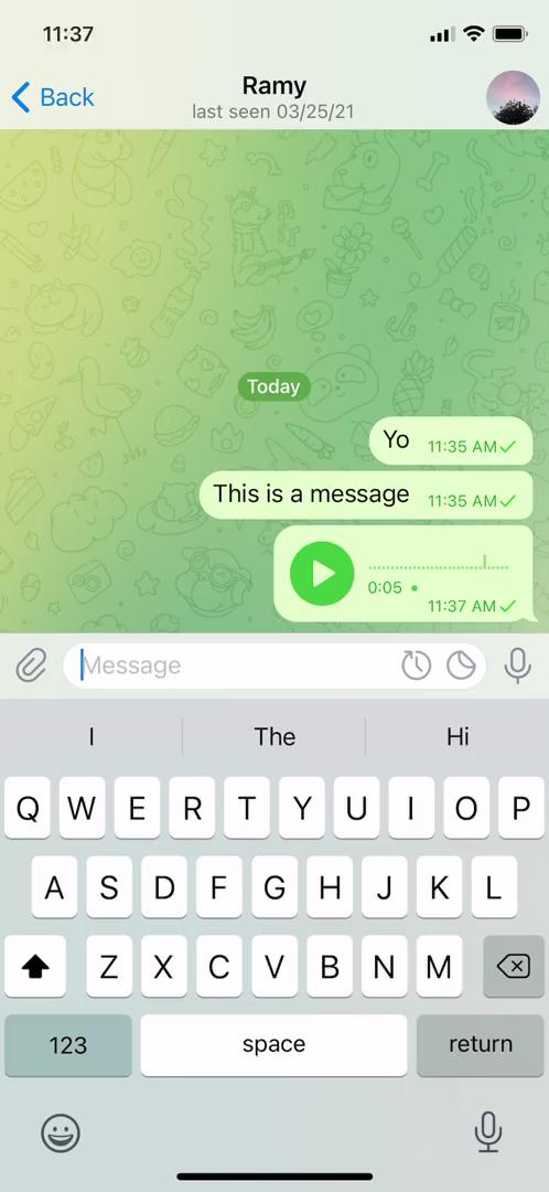 General browsing on Telegram video thumbnail