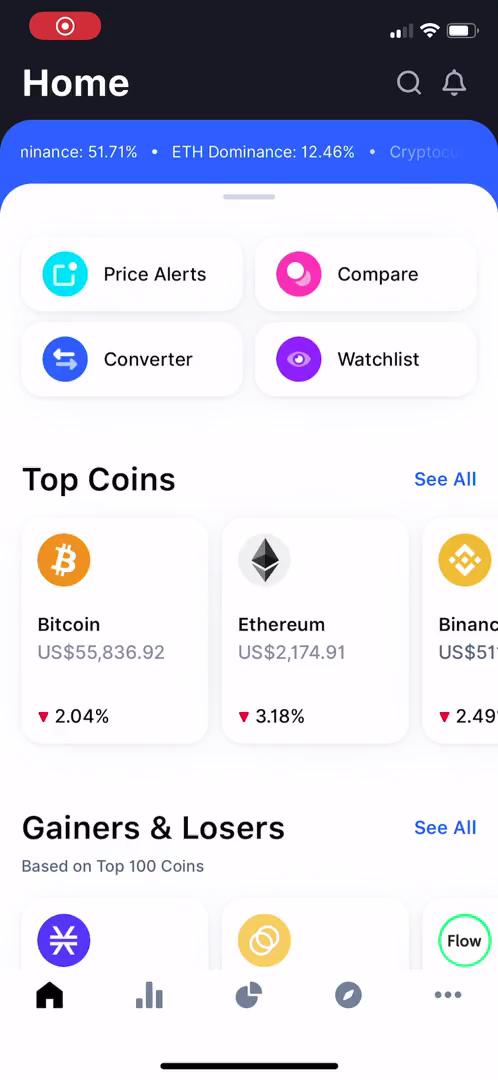 General browsing on CoinMarketCap video thumbnail