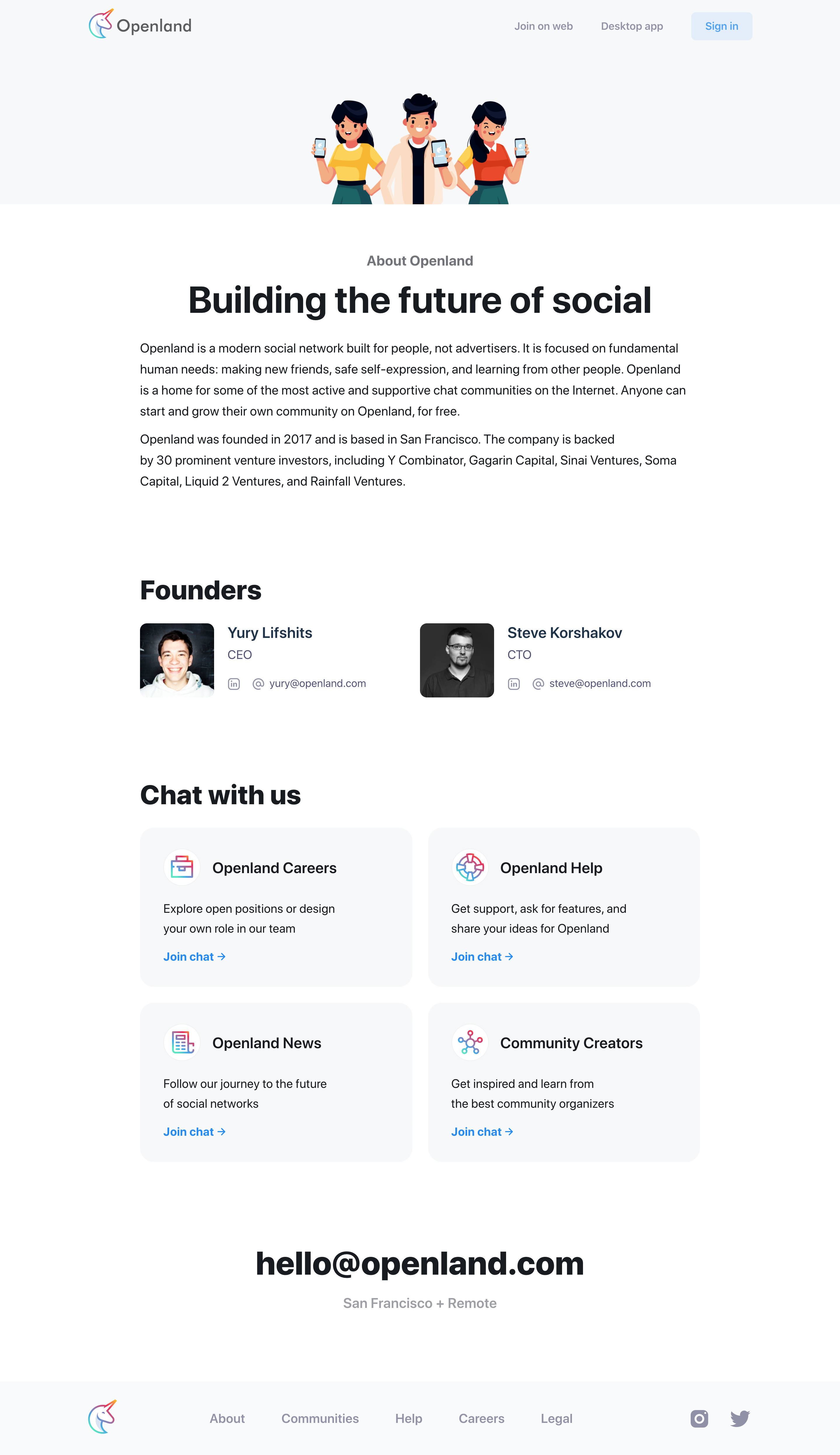 General browsing screenshot
