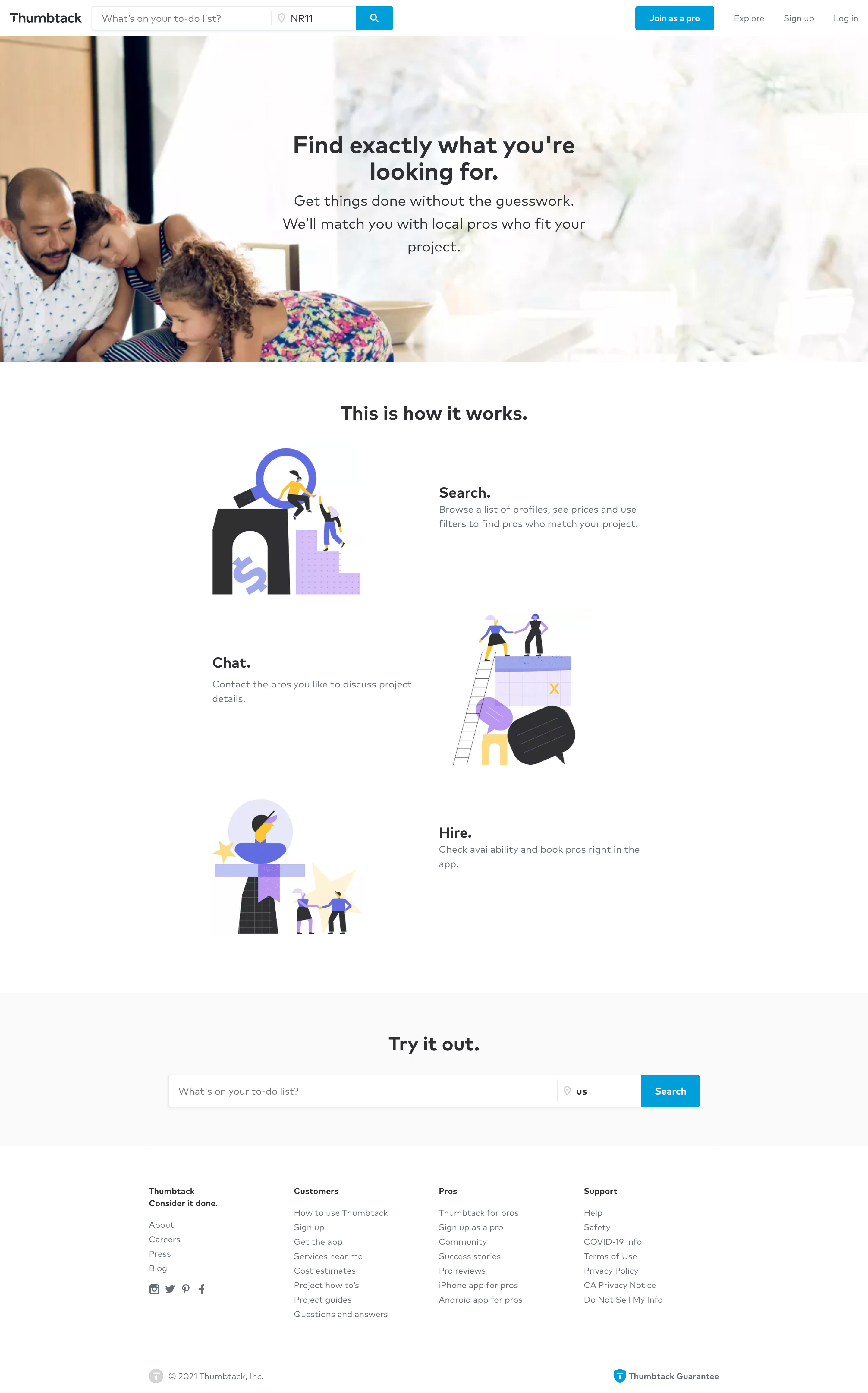 General browsing screenshot