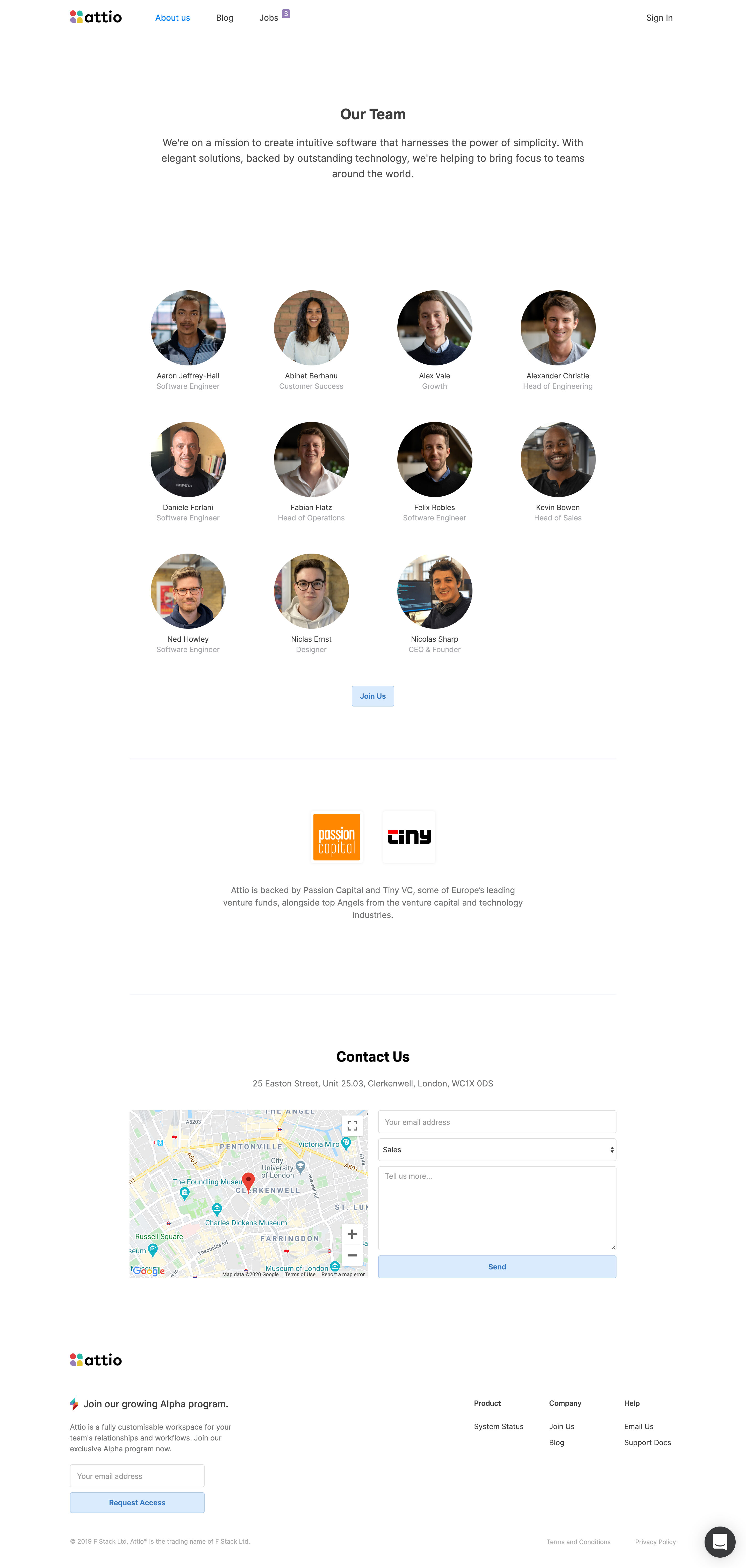 Screenshot of About
