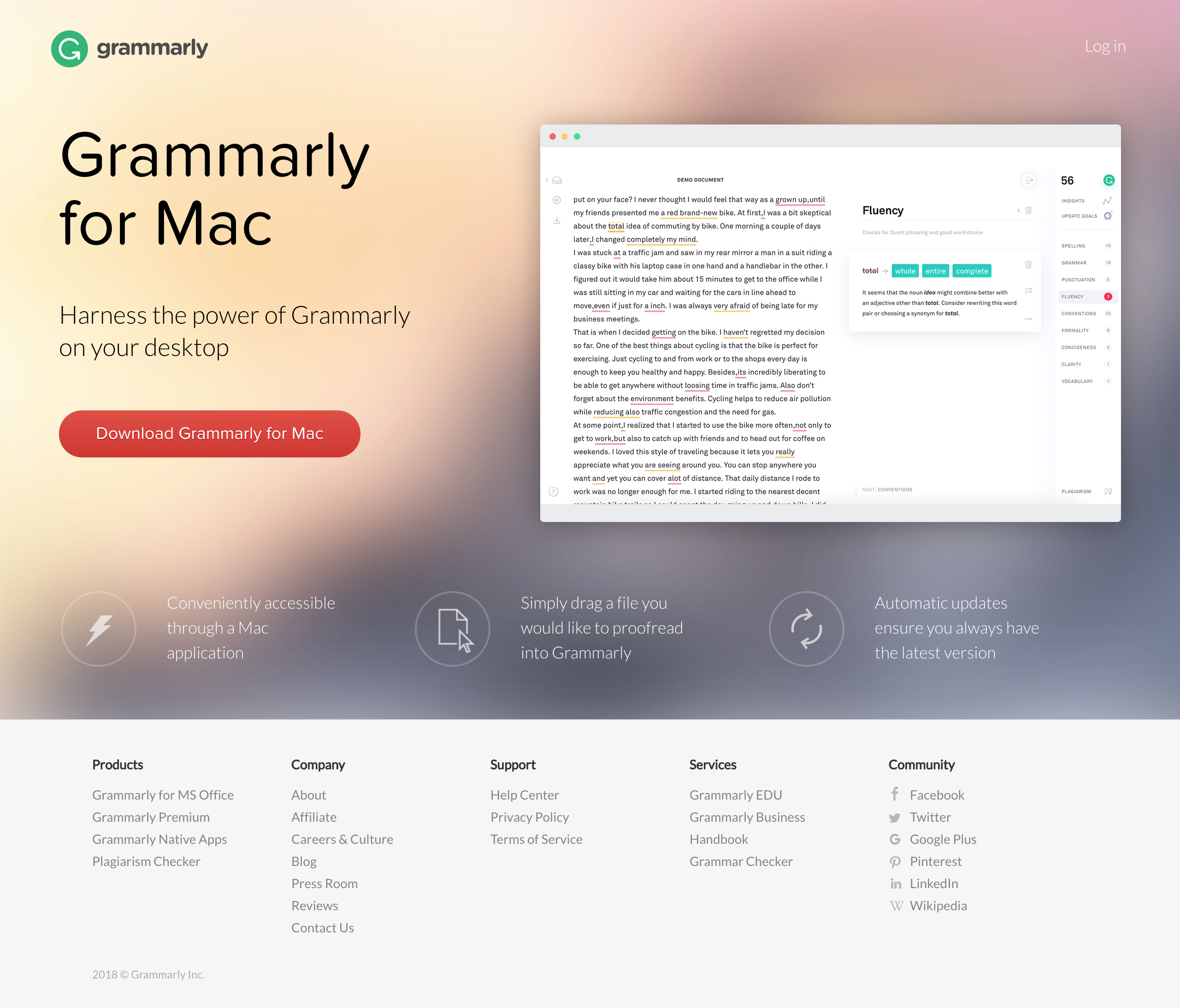 General browsing screenshot