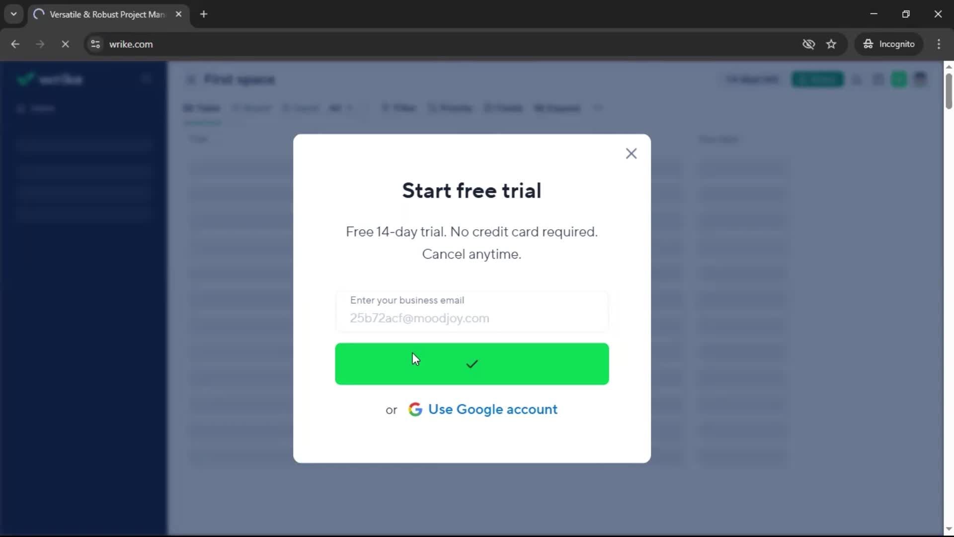 Onboarding screenshot
