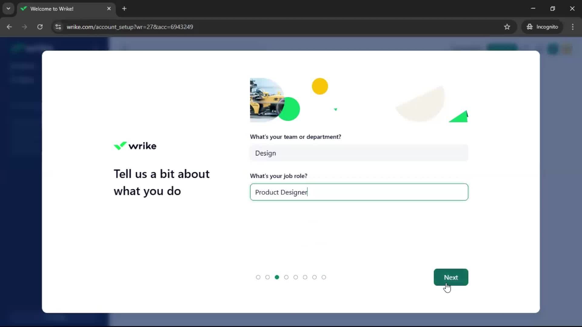 Onboarding screenshot