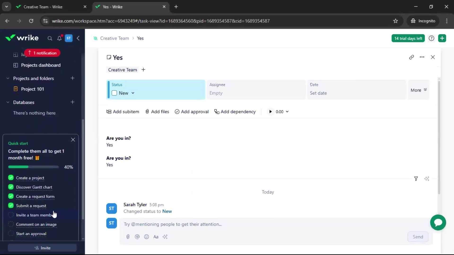 Onboarding screenshot