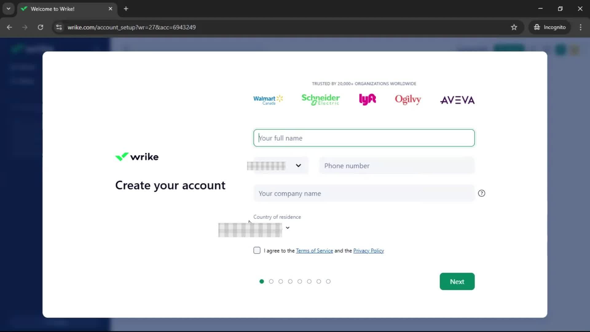 Onboarding screenshot