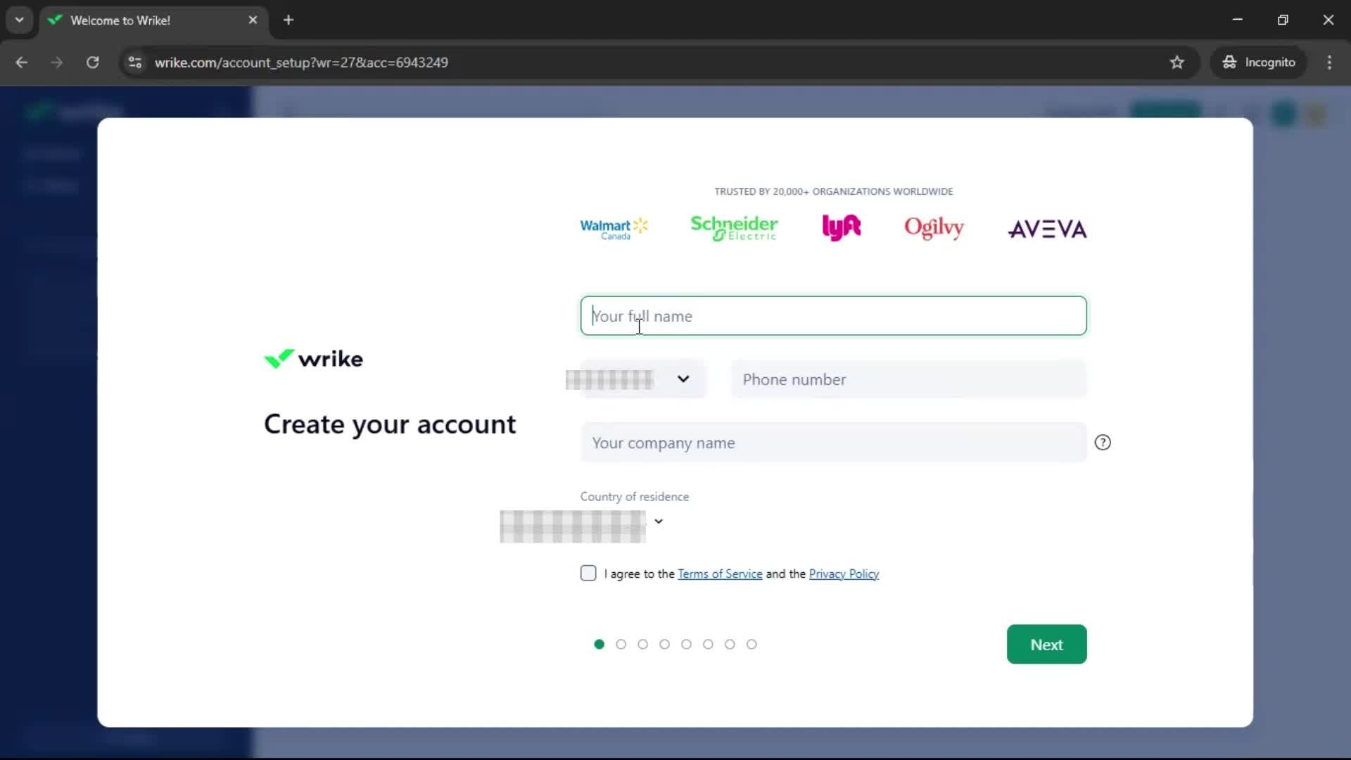 Onboarding screenshot