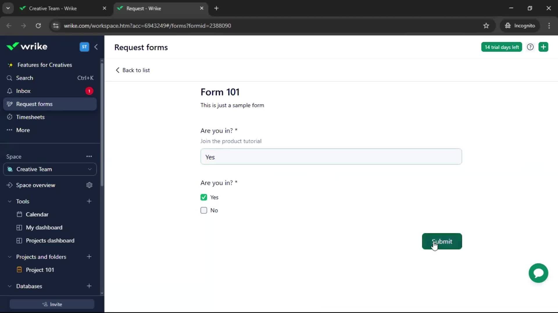 Onboarding screenshot