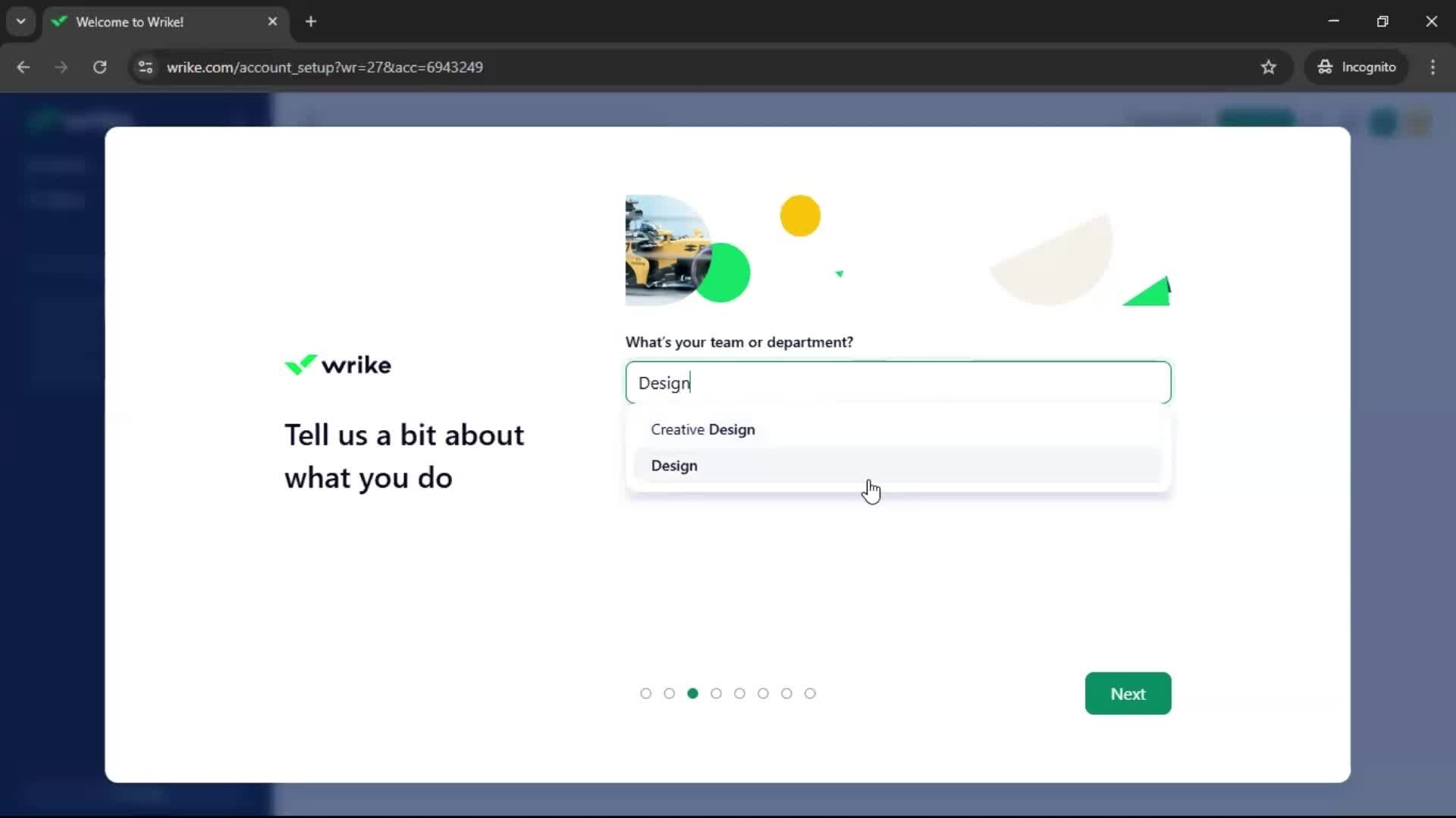 Onboarding screenshot