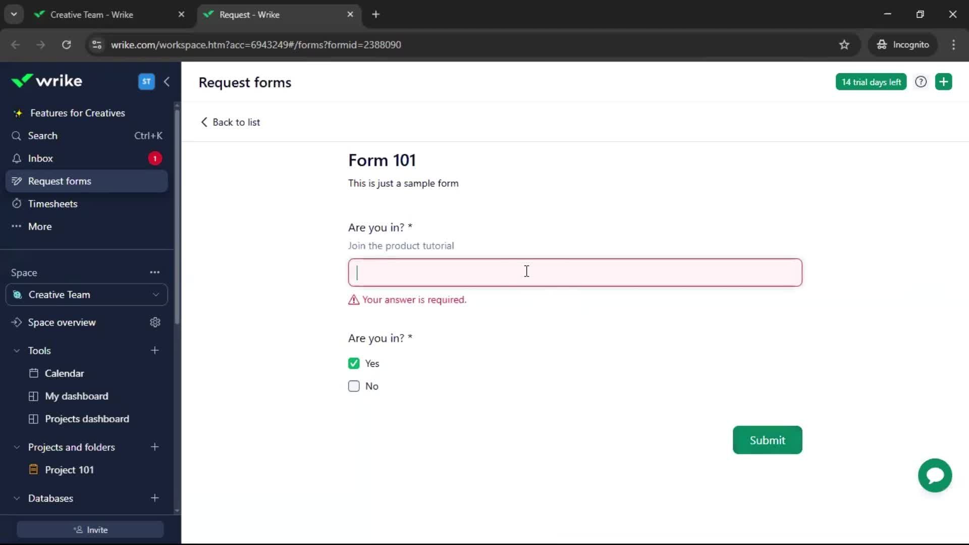 Onboarding screenshot