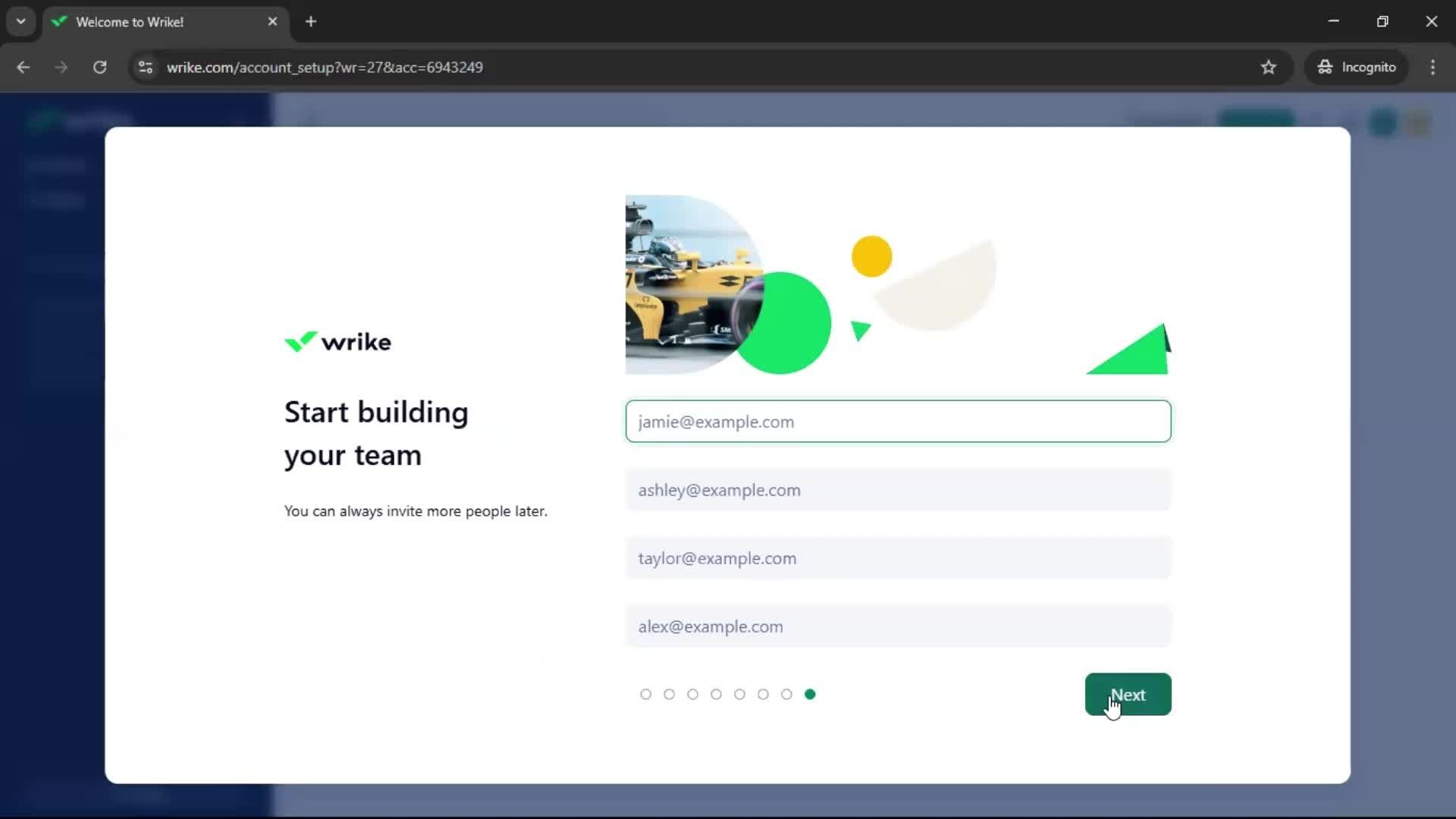 Onboarding screenshot