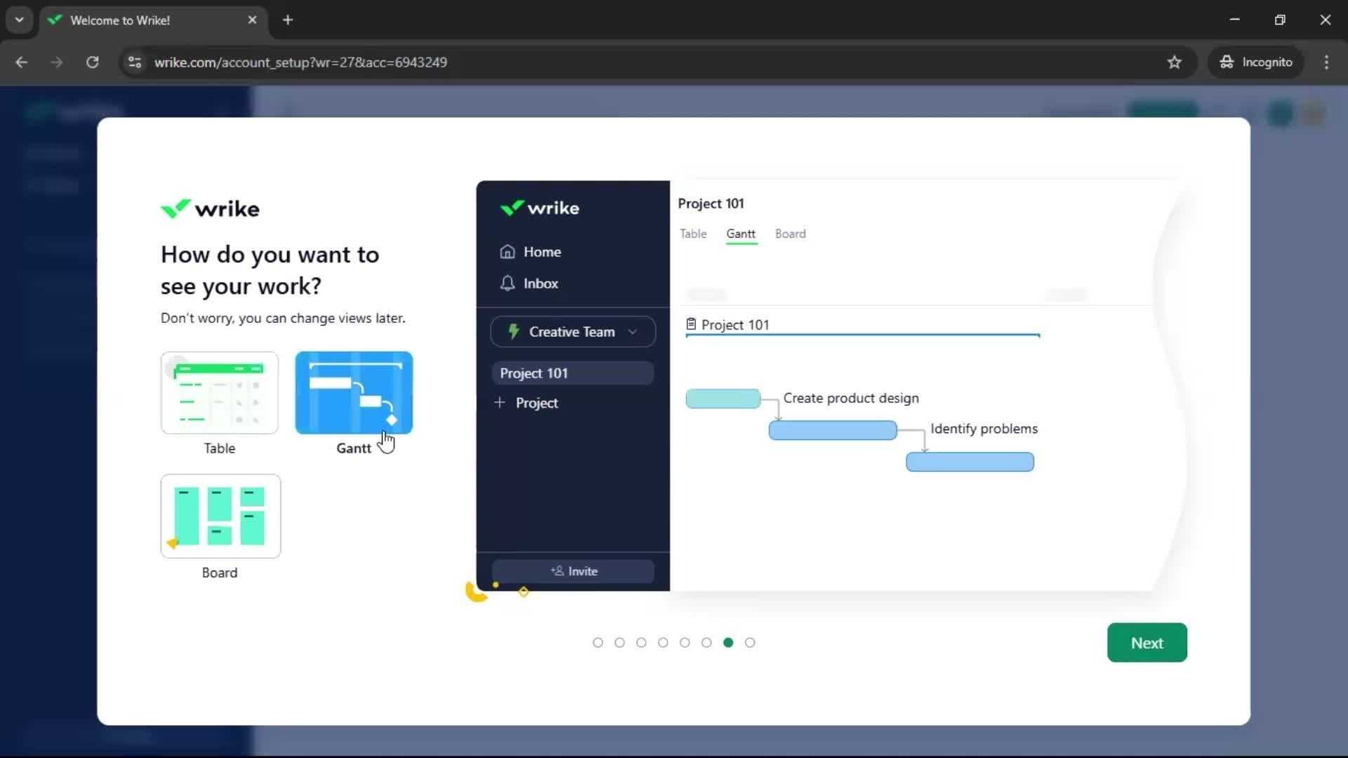 Onboarding screenshot