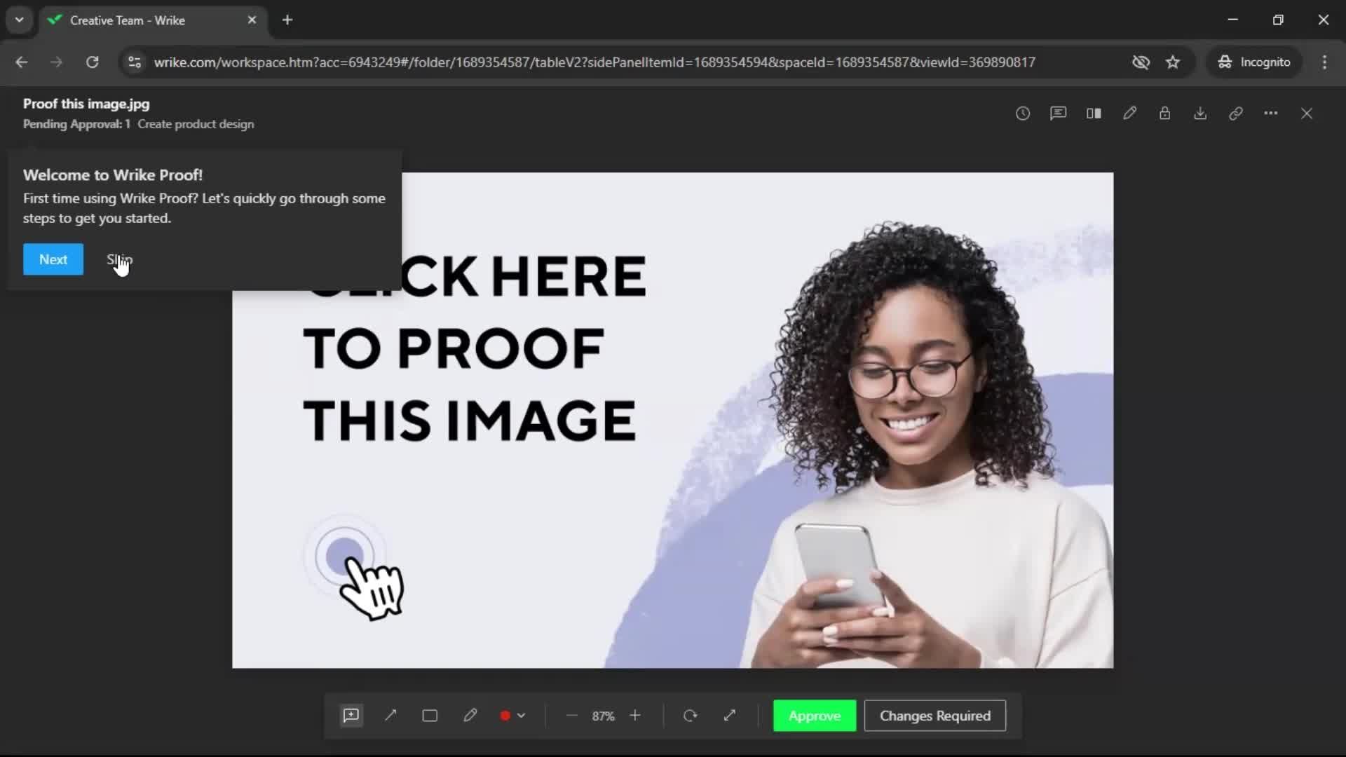 Onboarding screenshot