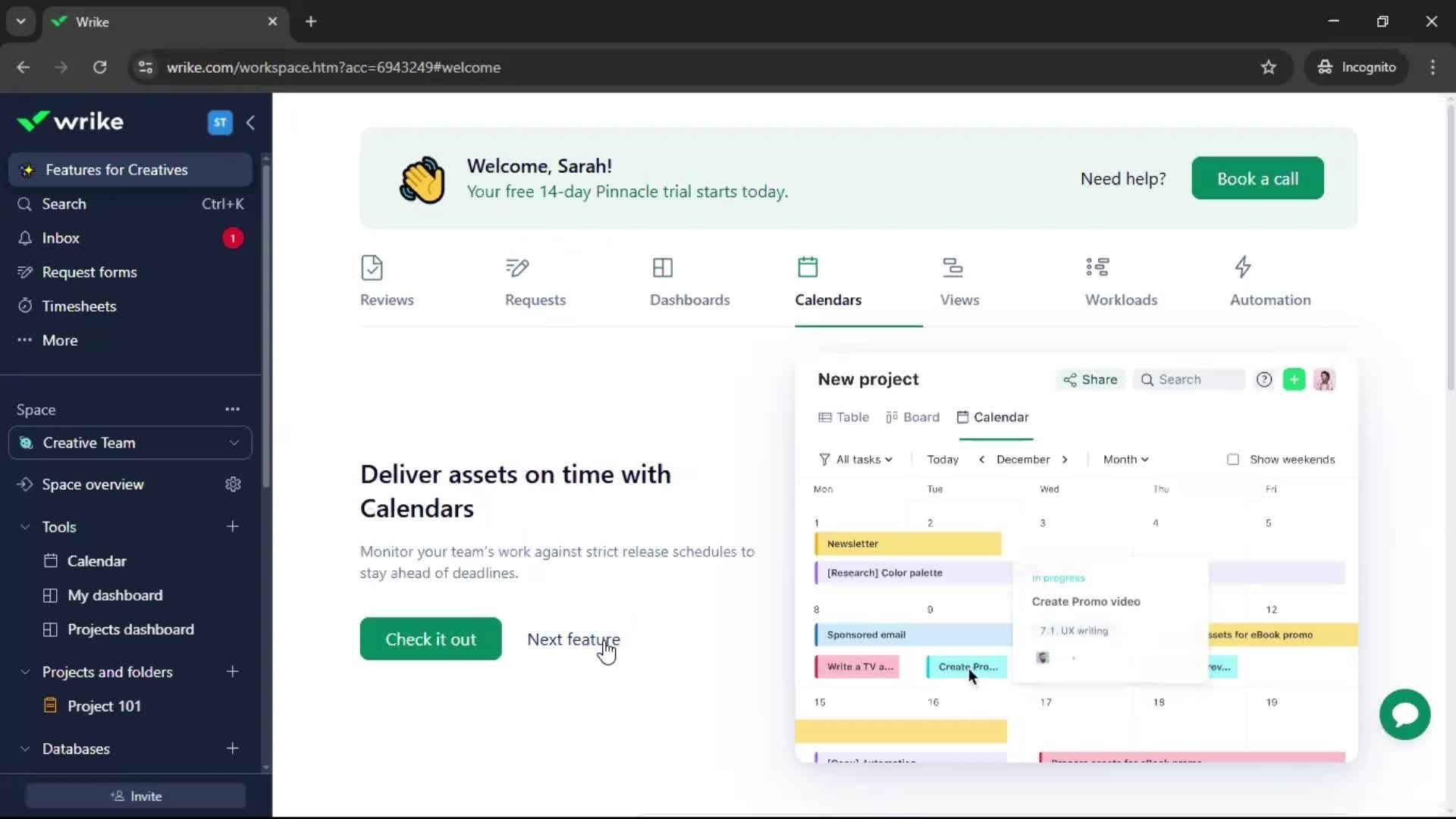 Onboarding screenshot