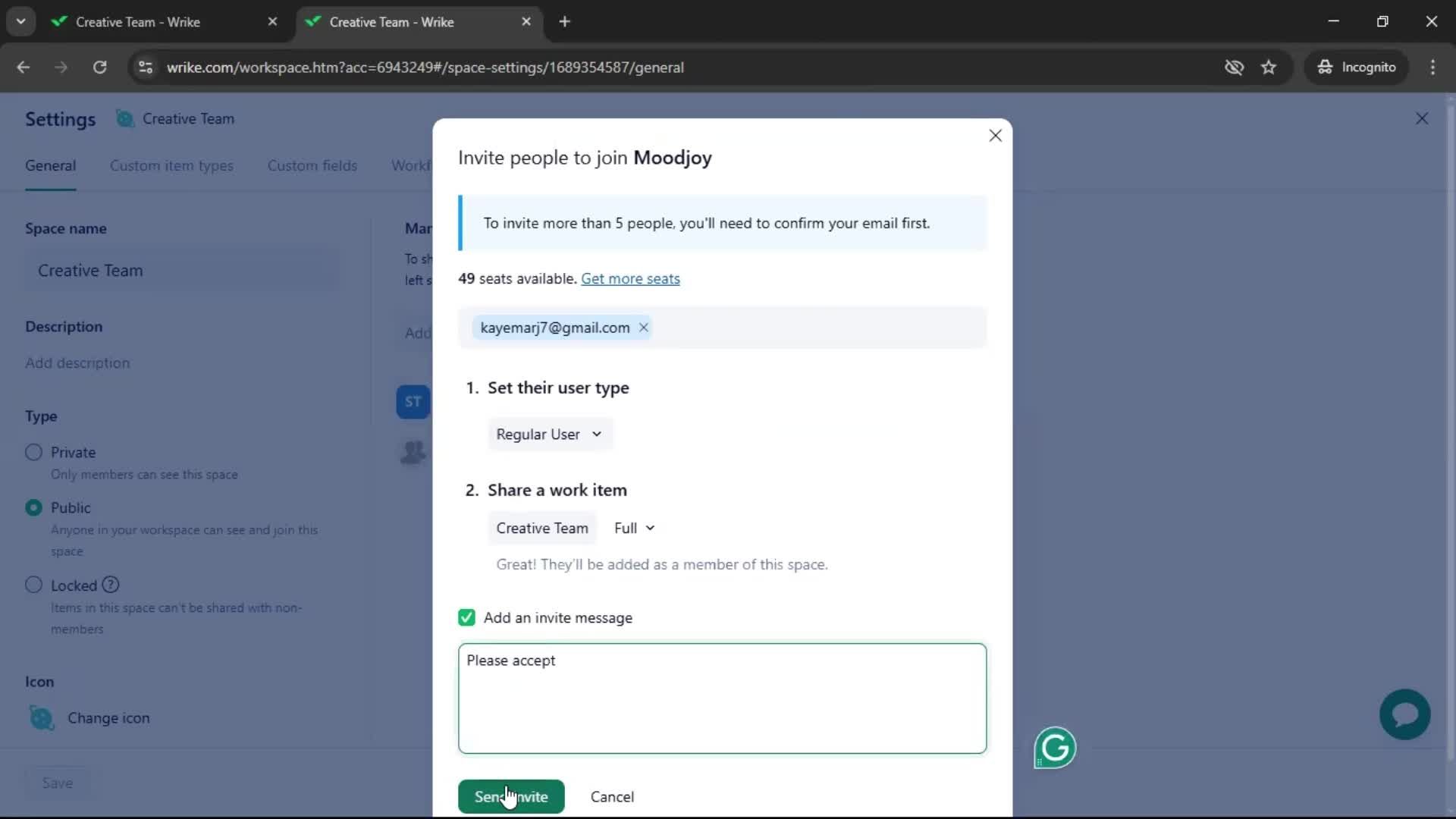 Onboarding screenshot