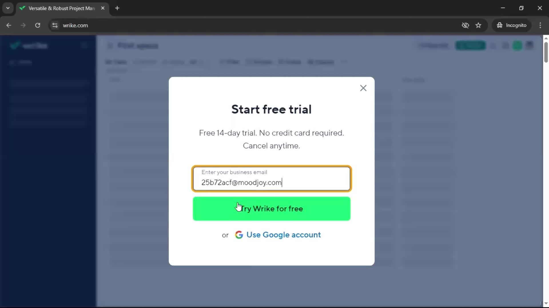 Onboarding screenshot