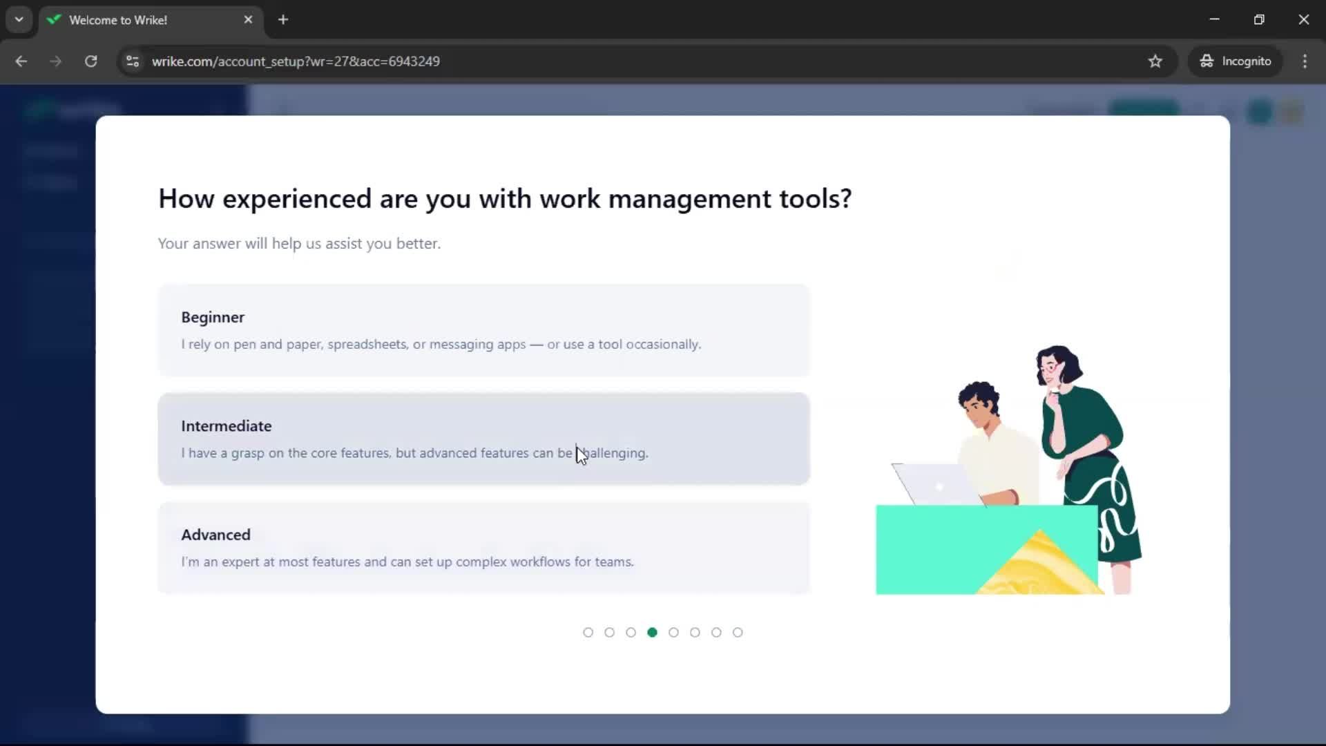 Onboarding screenshot