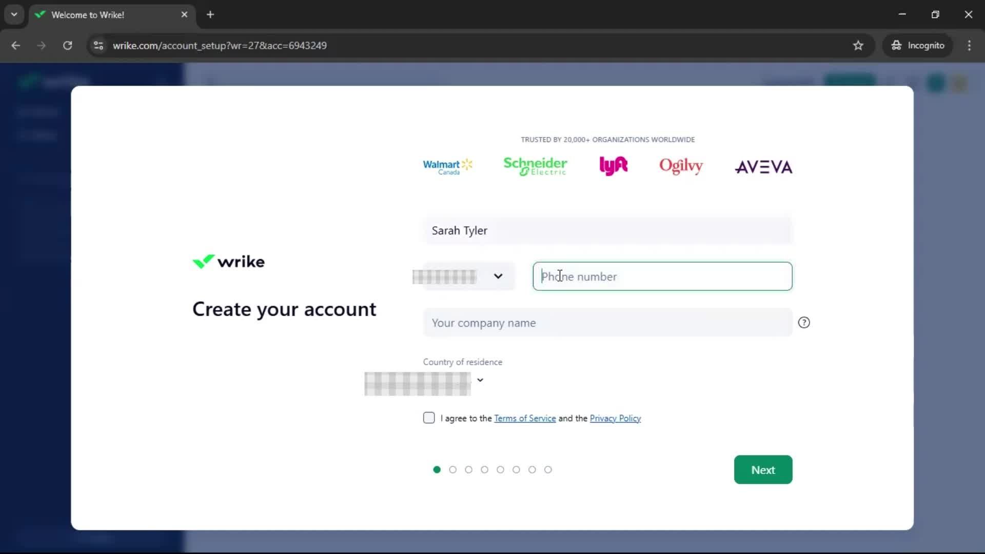 Onboarding screenshot