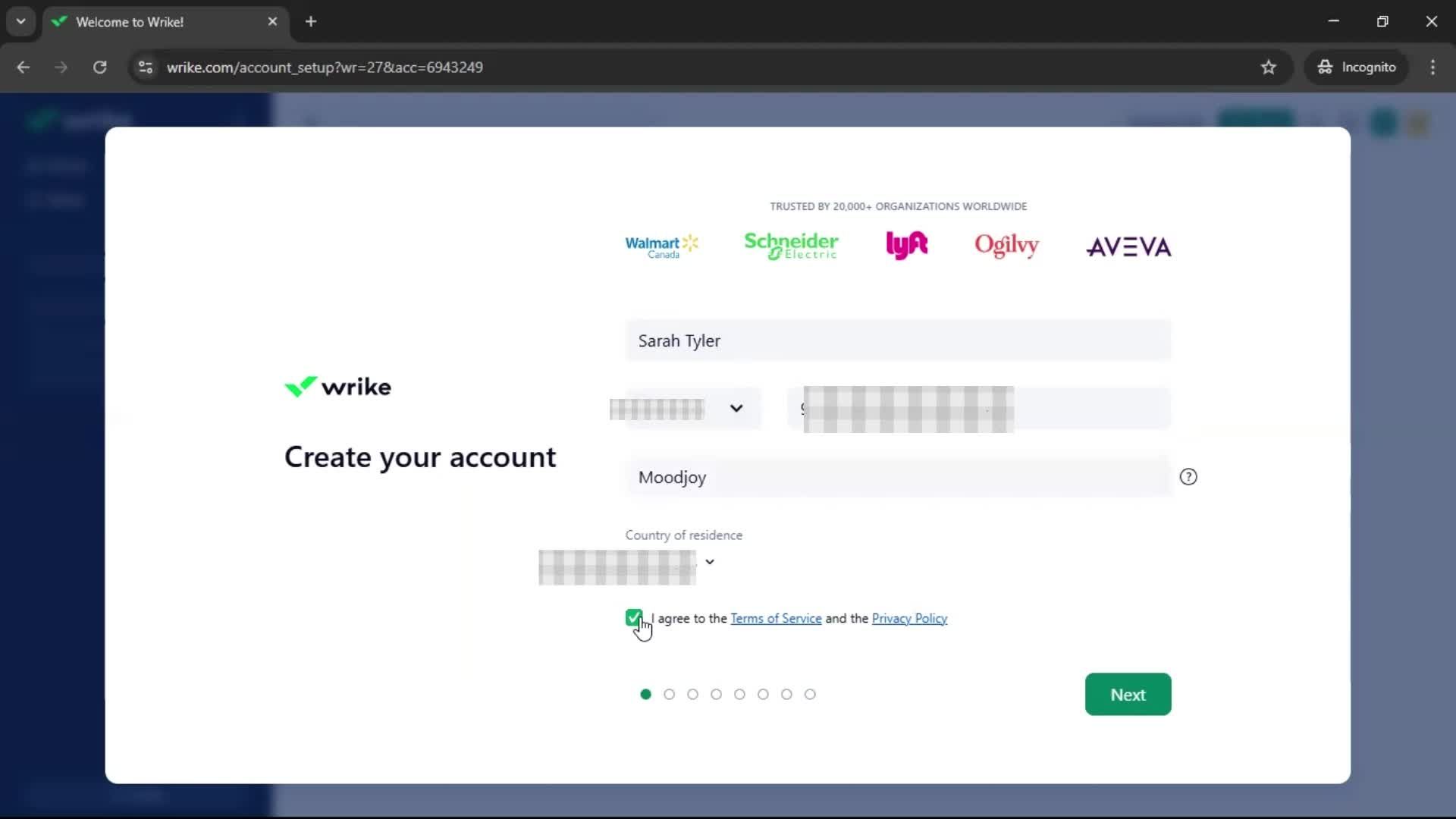 Onboarding screenshot