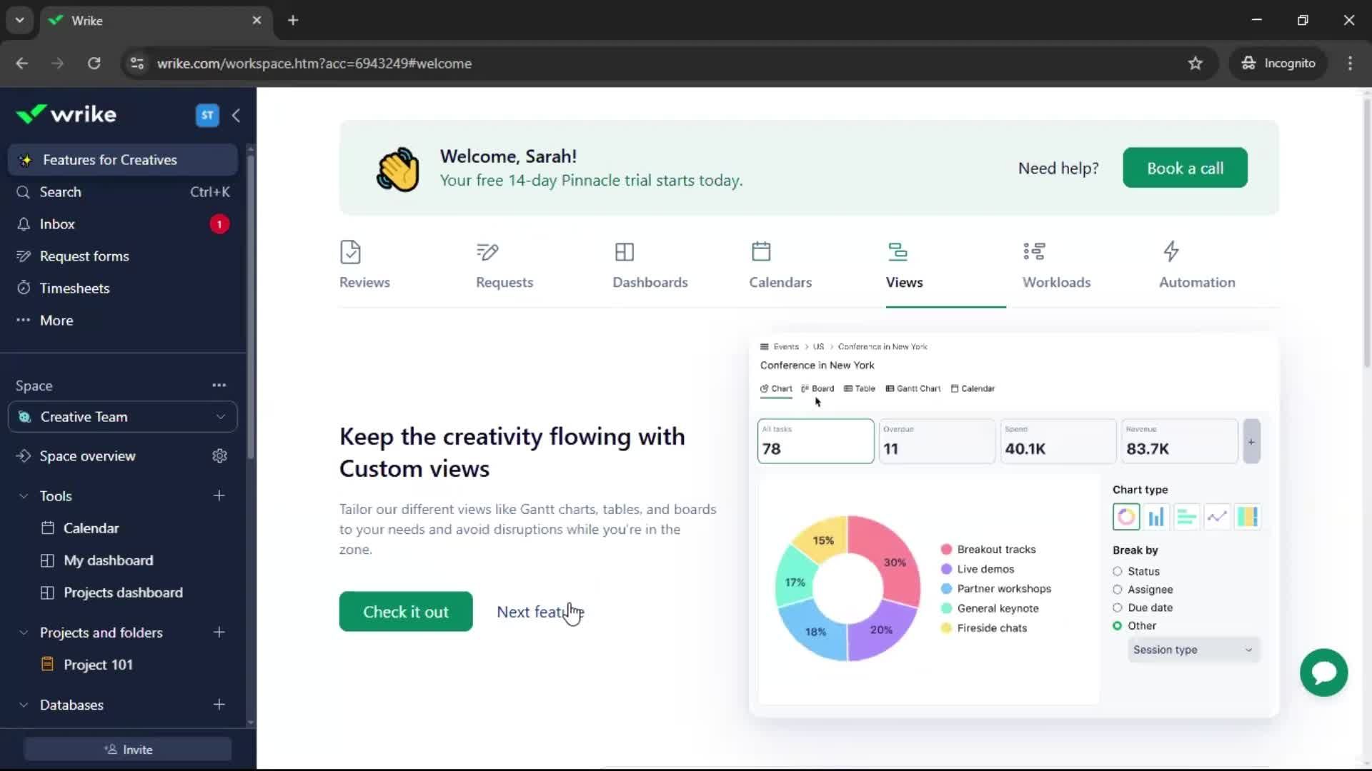 Onboarding screenshot