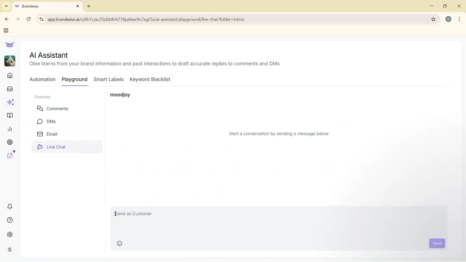 Using AI tools screenshot