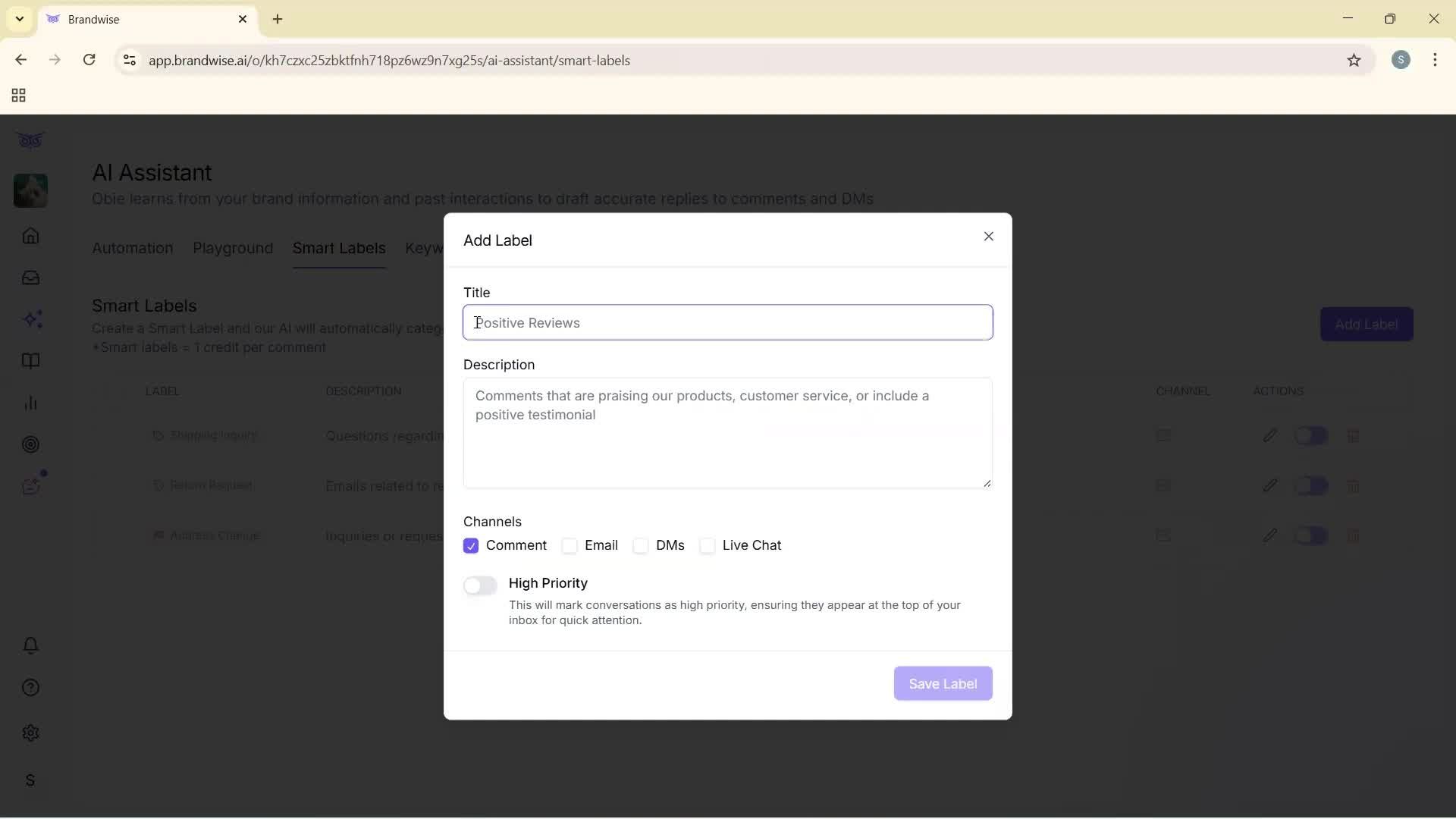 Using AI tools screenshot