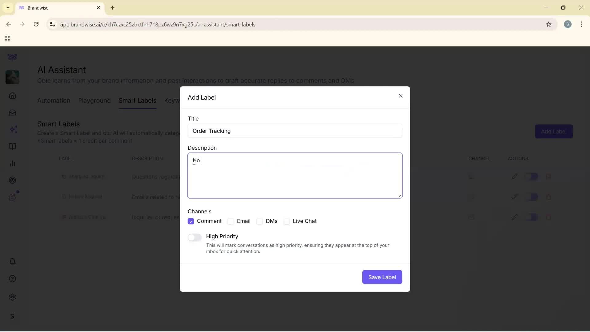 Using AI tools screenshot