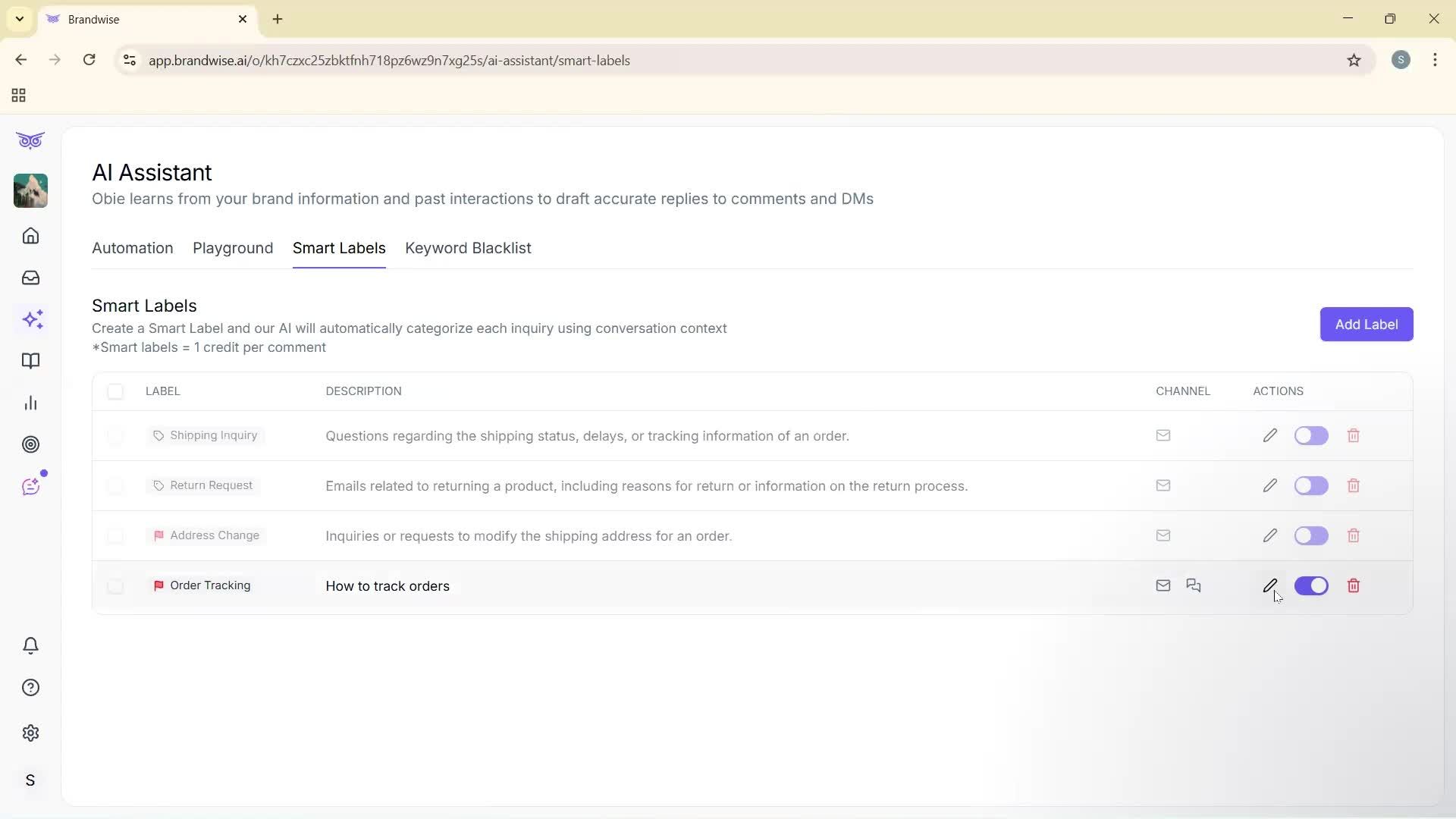 Using AI tools screenshot