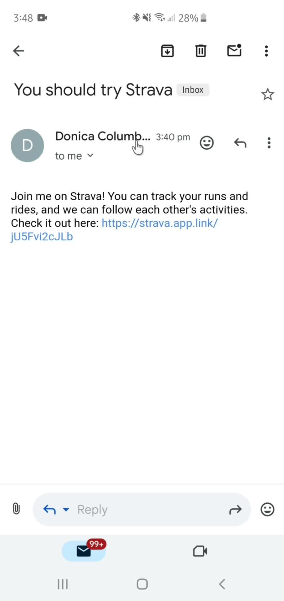 Accepting an invite on Strava video thumbnail