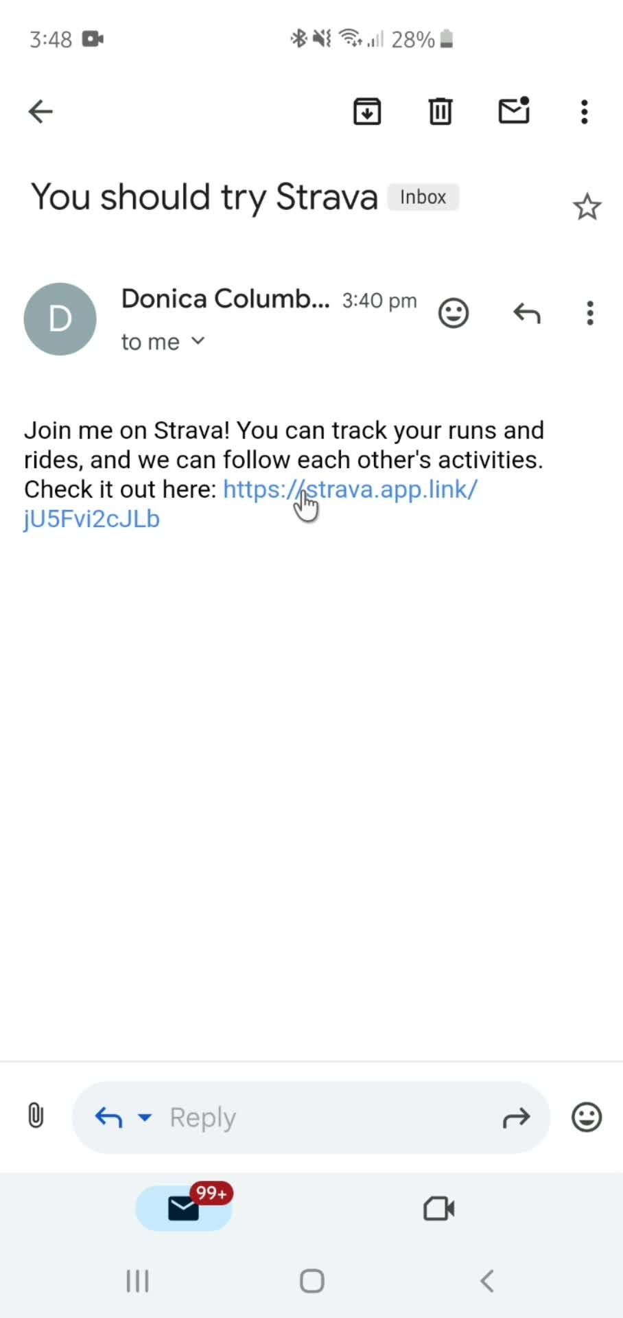 Accepting an invite on Strava video thumbnail