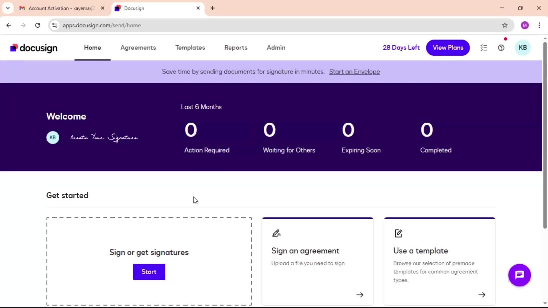 Accepting an invite on Docusign video thumbnail