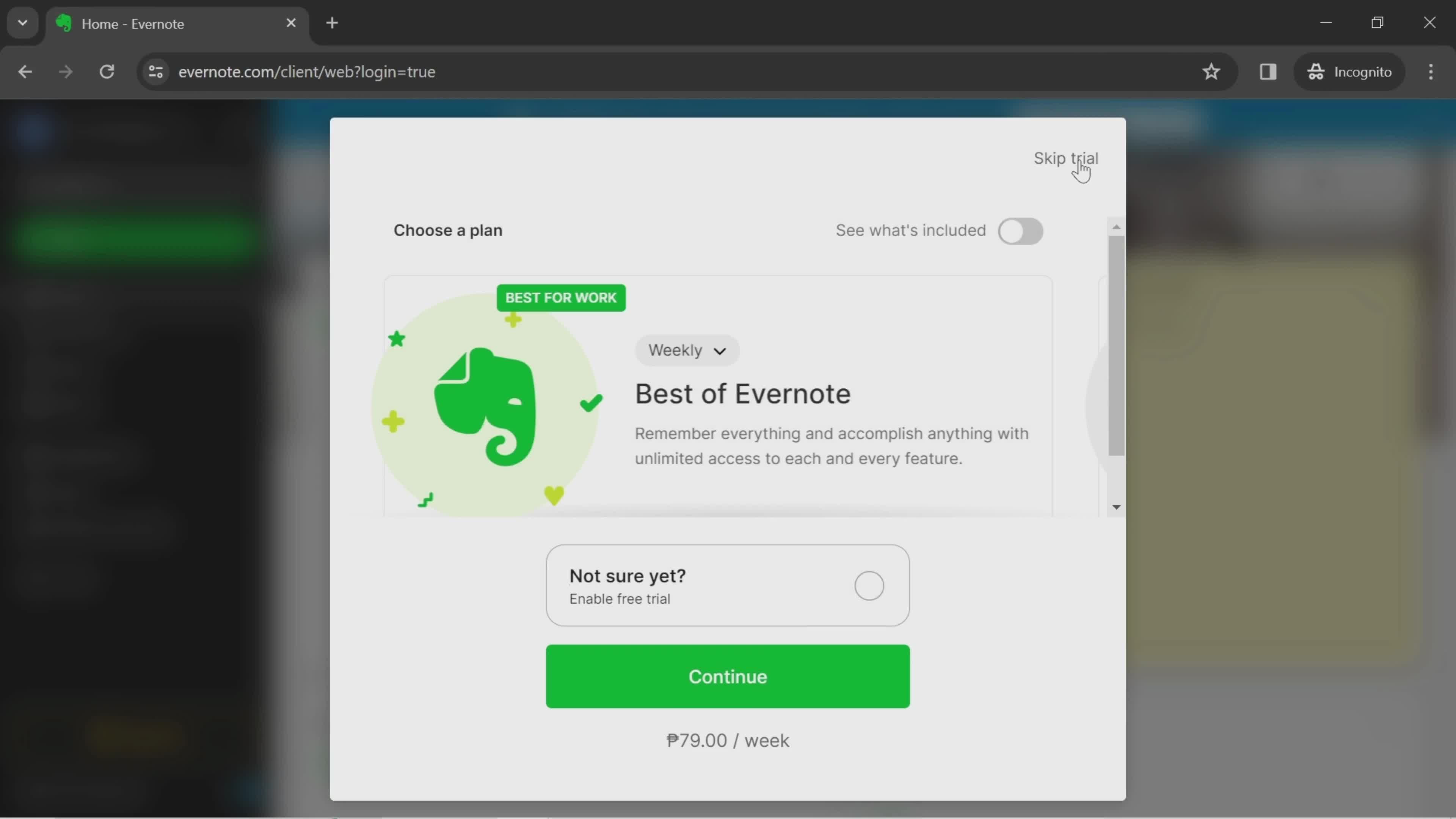 Accepting an invite on Evernote video thumbnail