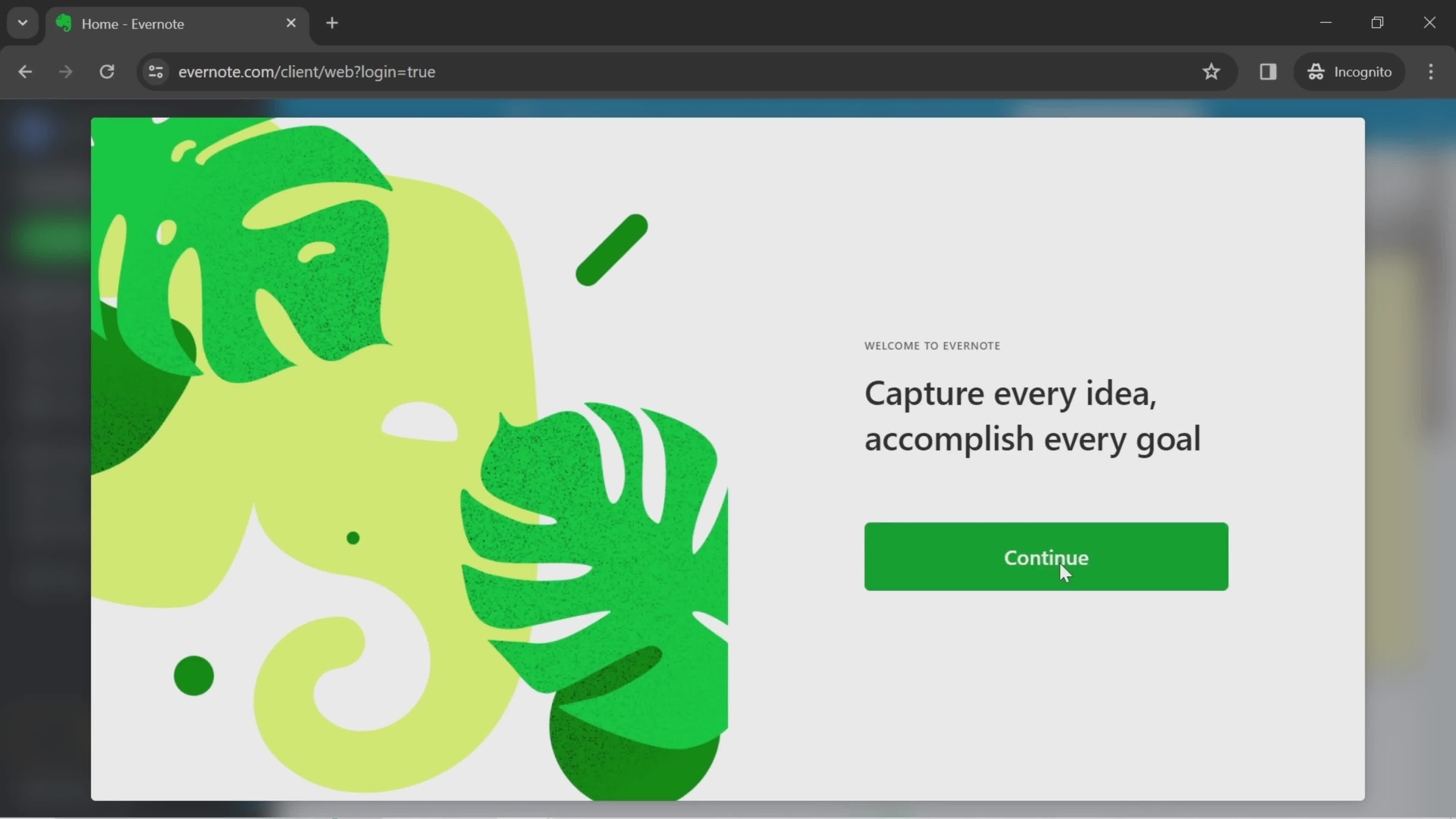 Accepting an invite on Evernote video thumbnail