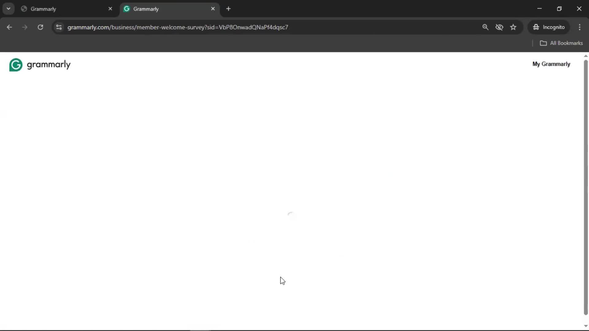 Accepting an invite screenshot